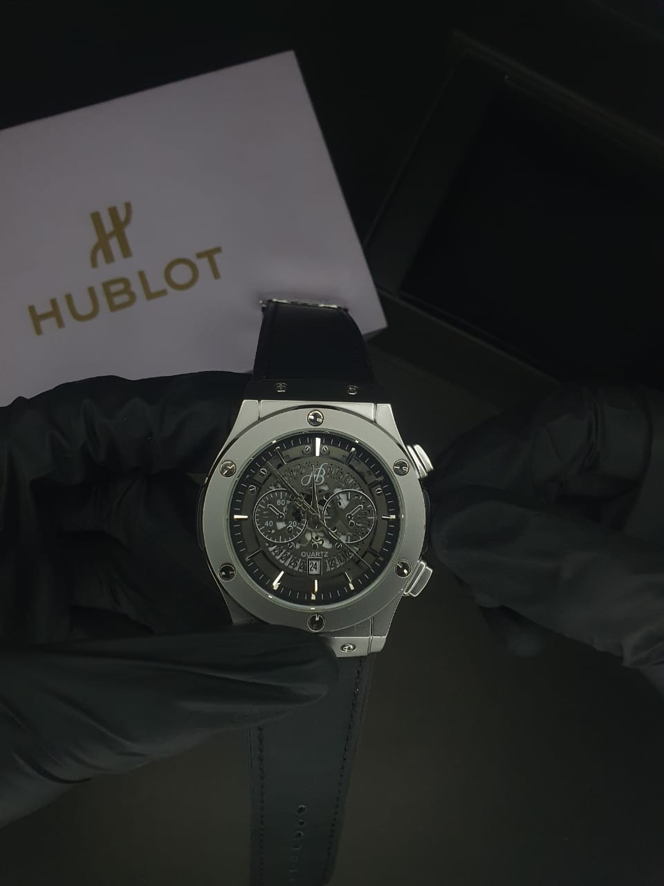 Hublot Skeleton Date - Silicon Strap & Master Lock