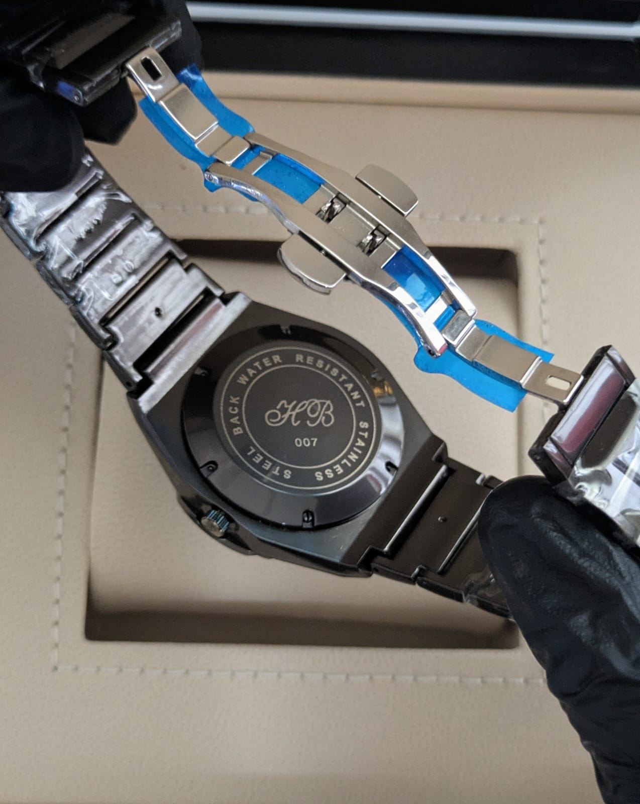 Hublot Skeleton Date - Heavy Stainless Steel, Master Lock 