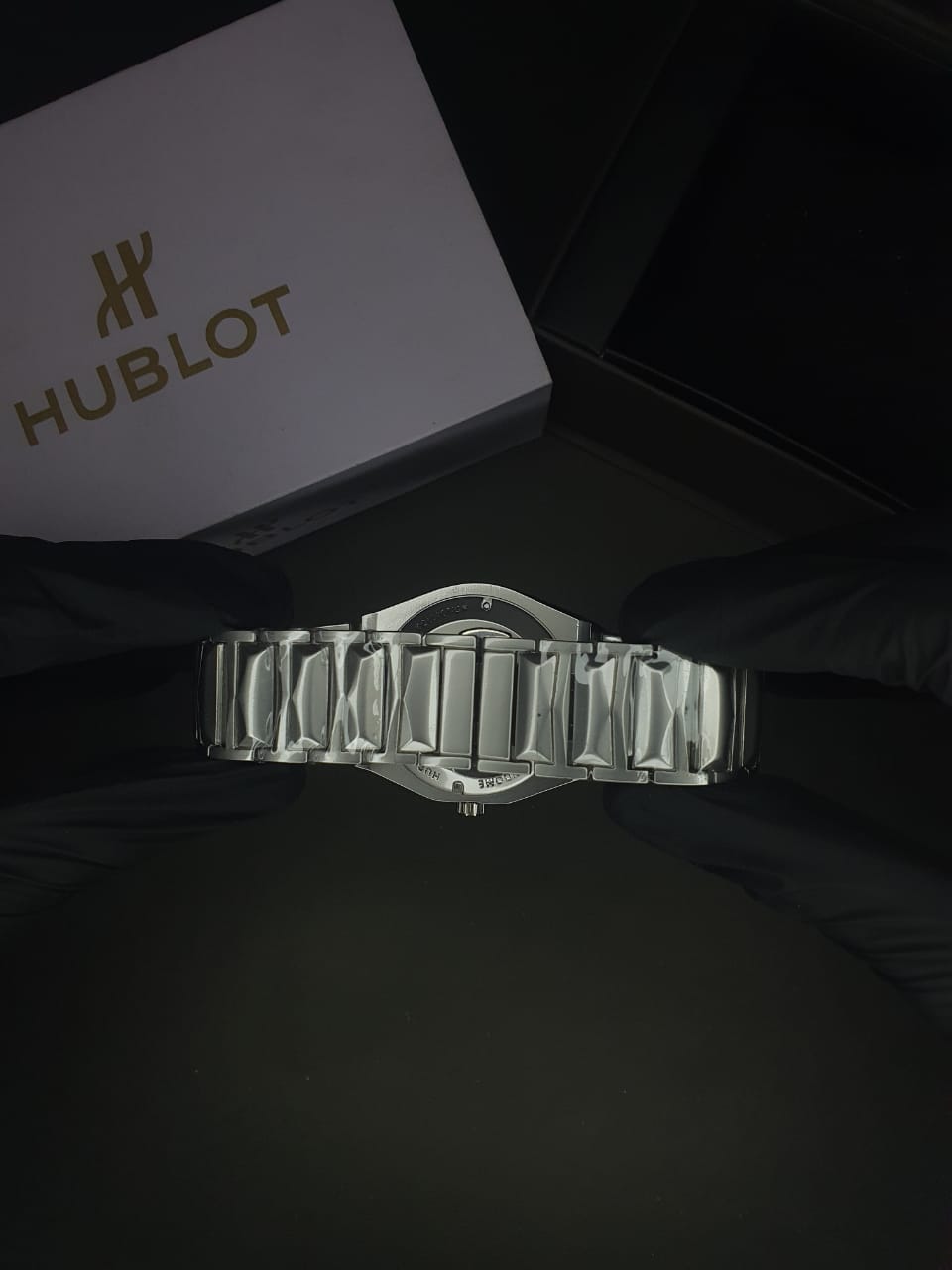 Hublot Skeleton Date - Heavy Stainless Steel, Master Lock 
