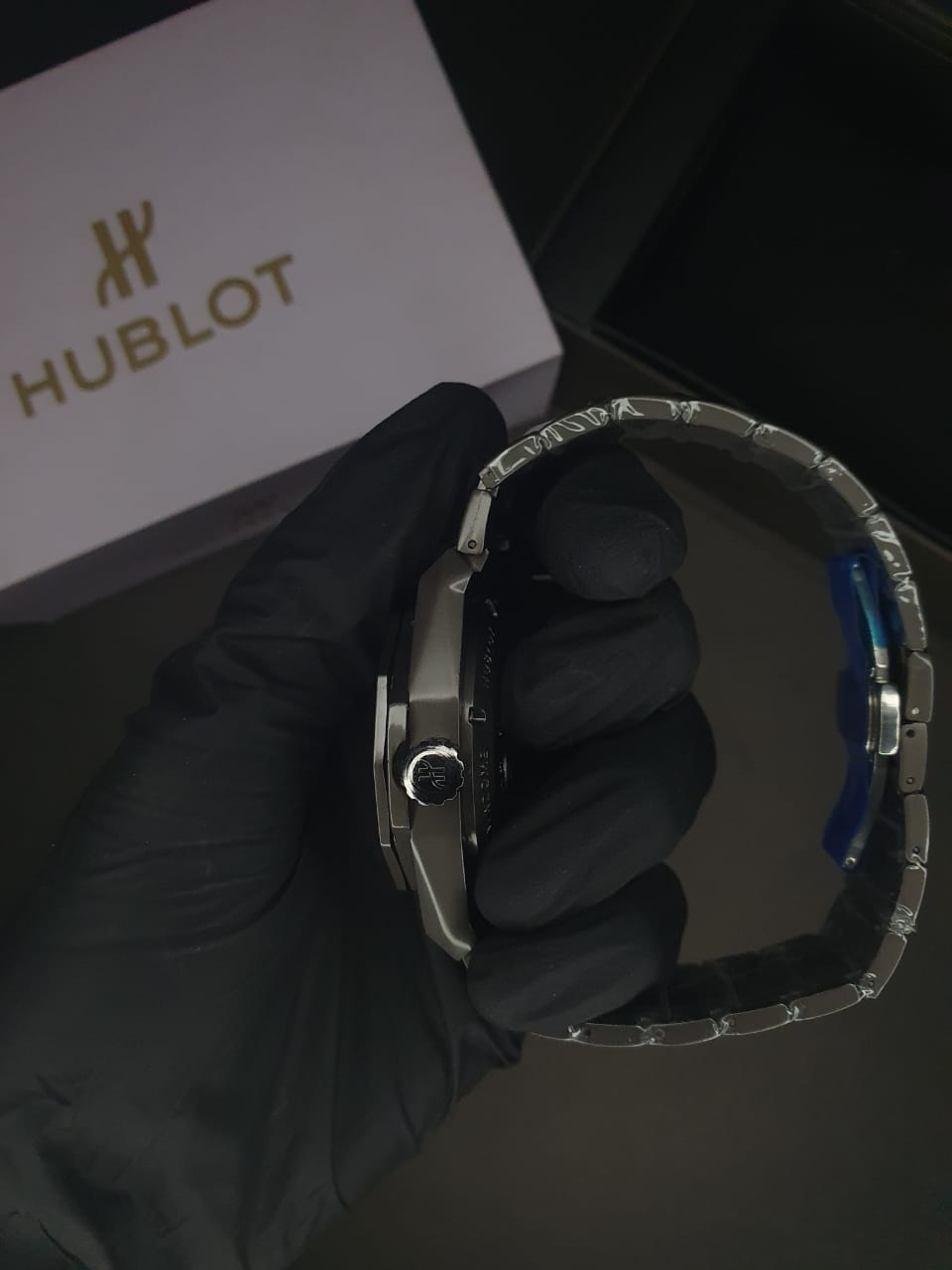 Hublot Skeleton Date - Heavy Stainless Steel, Master Lock 