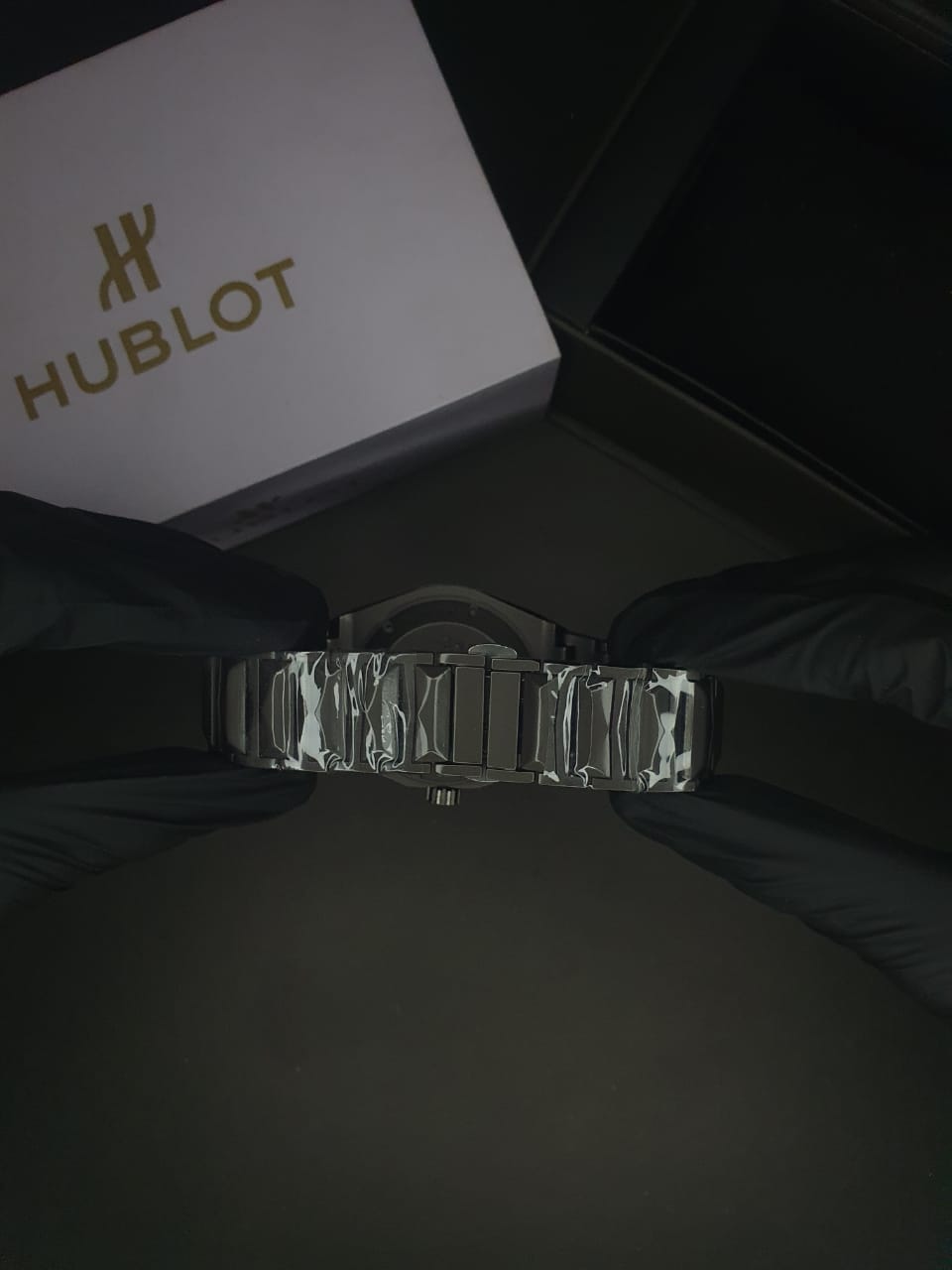 Hublot Skeleton Date - Heavy Stainless Steel, Master Lock 