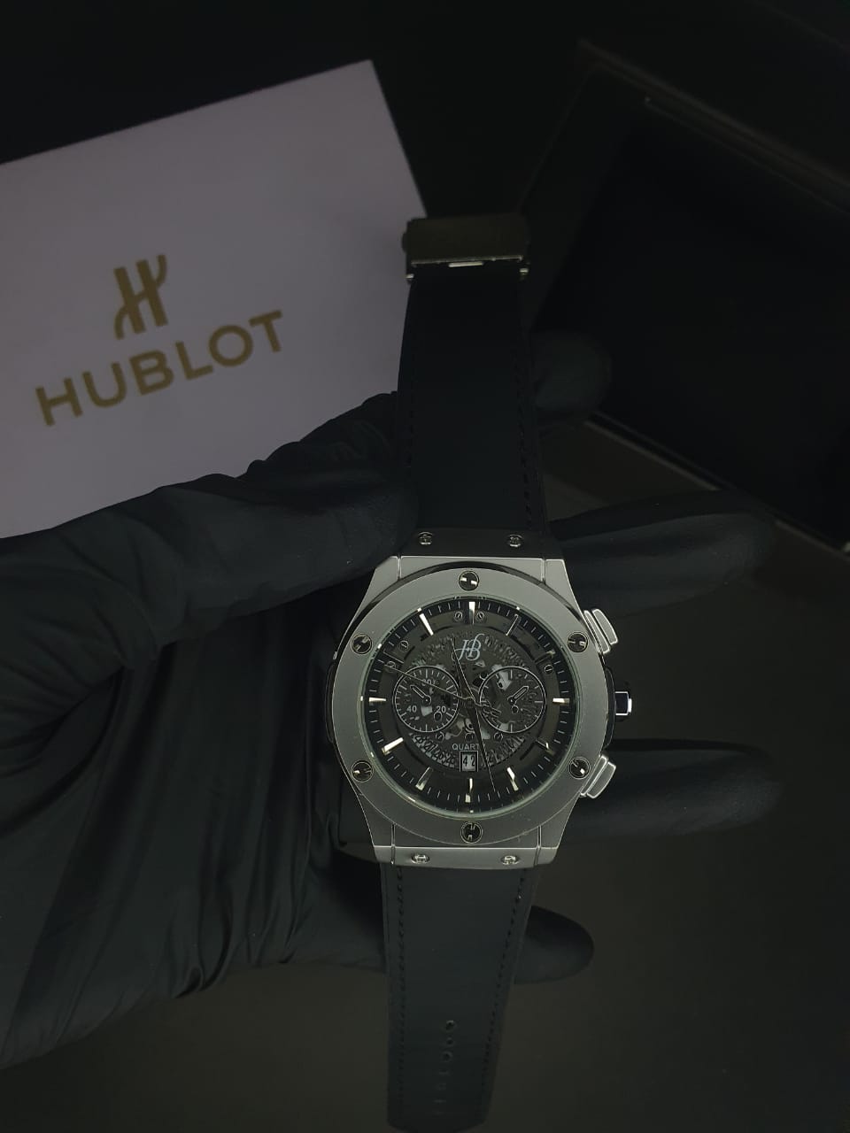 Hublot Skeleton Date - Silicon Strap & Master Lock