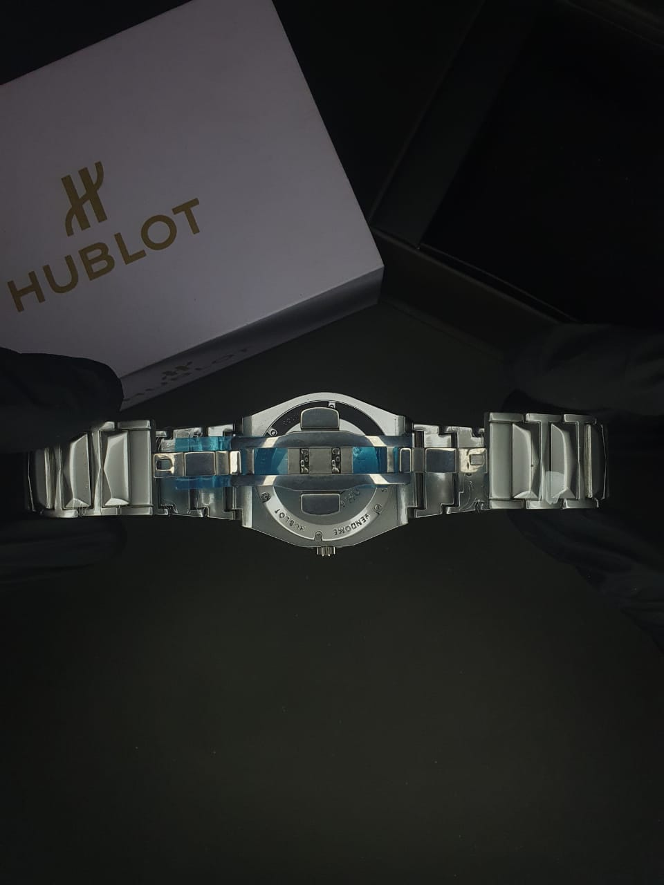 Hublot Skeleton Date - Heavy Stainless Steel, Master Lock 