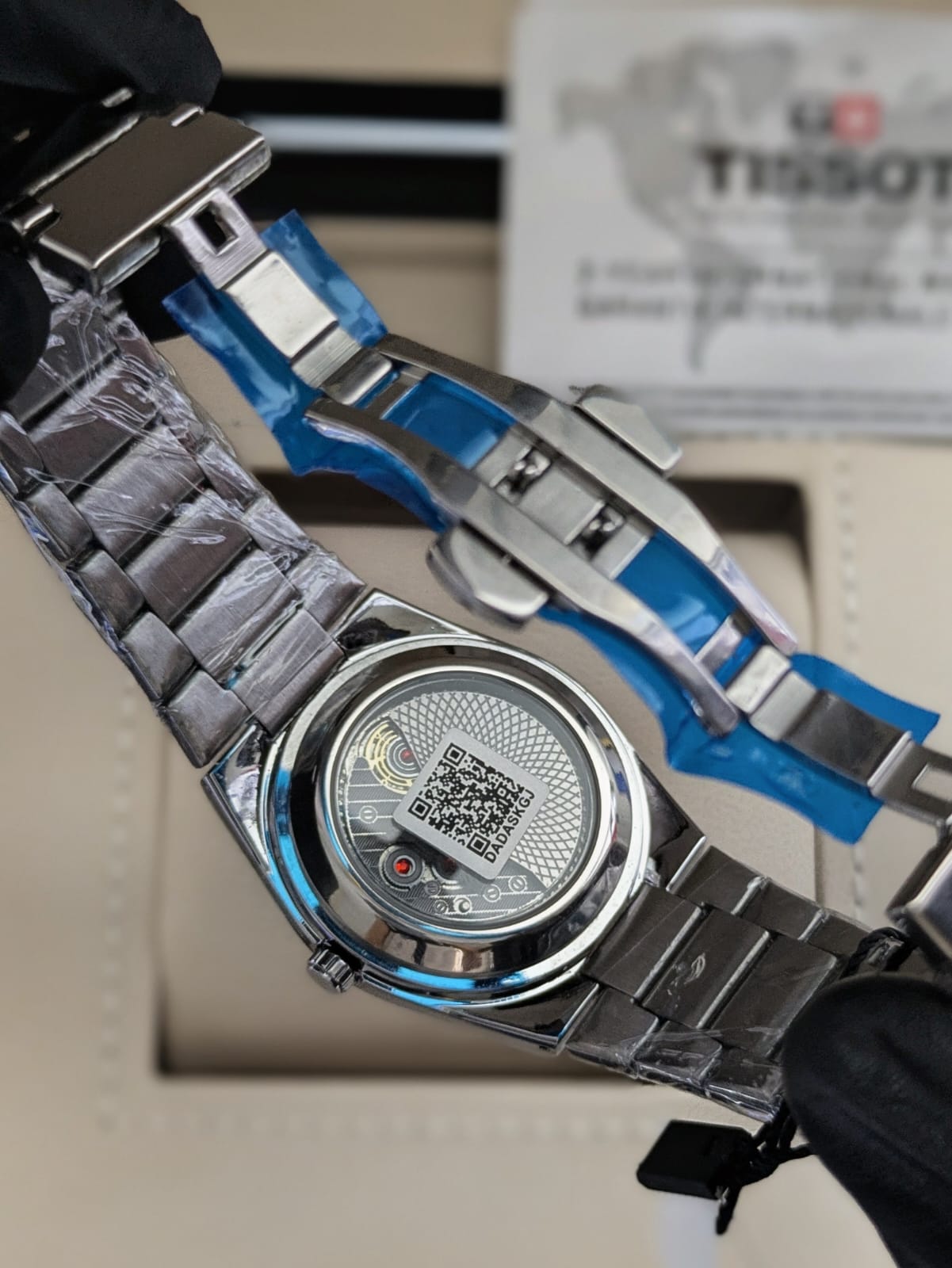 Tissot semi - auto and shining dial & Master Lock