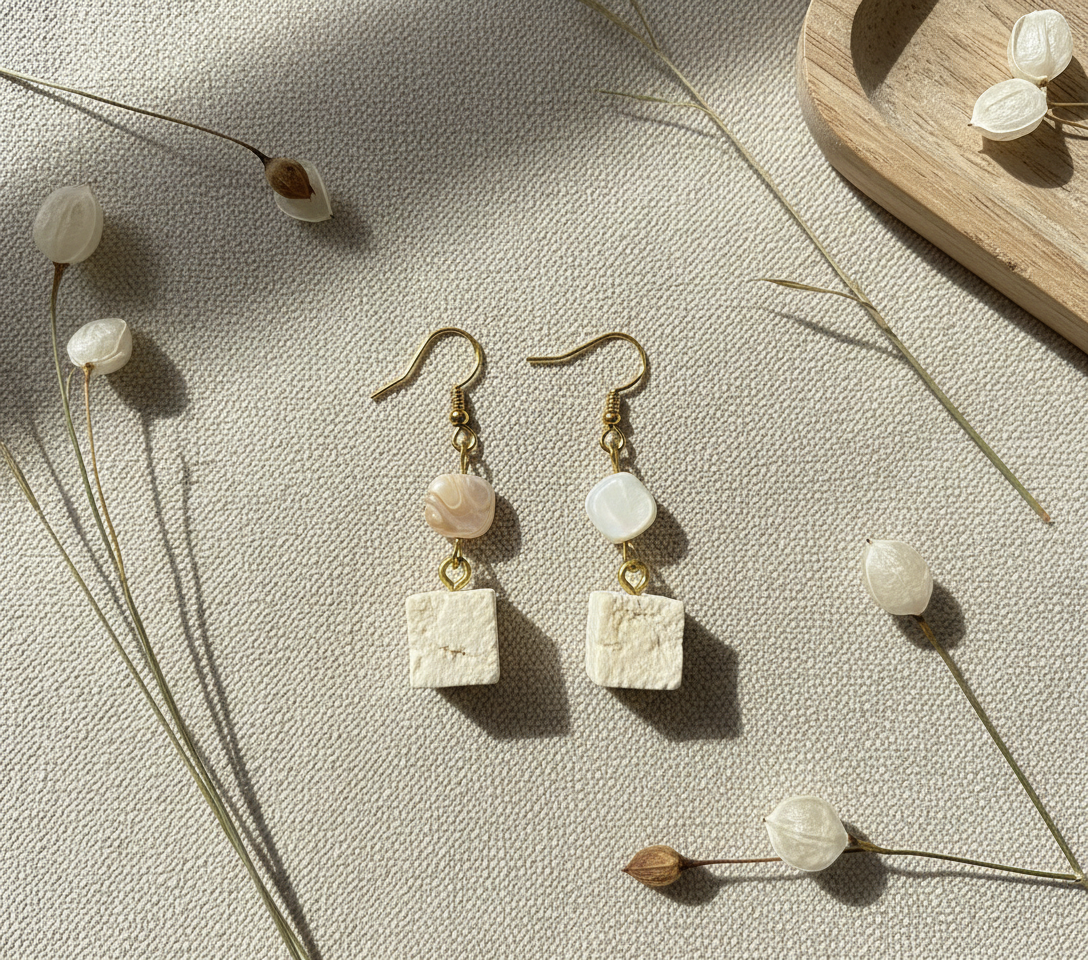 Poria Cocos Earrings