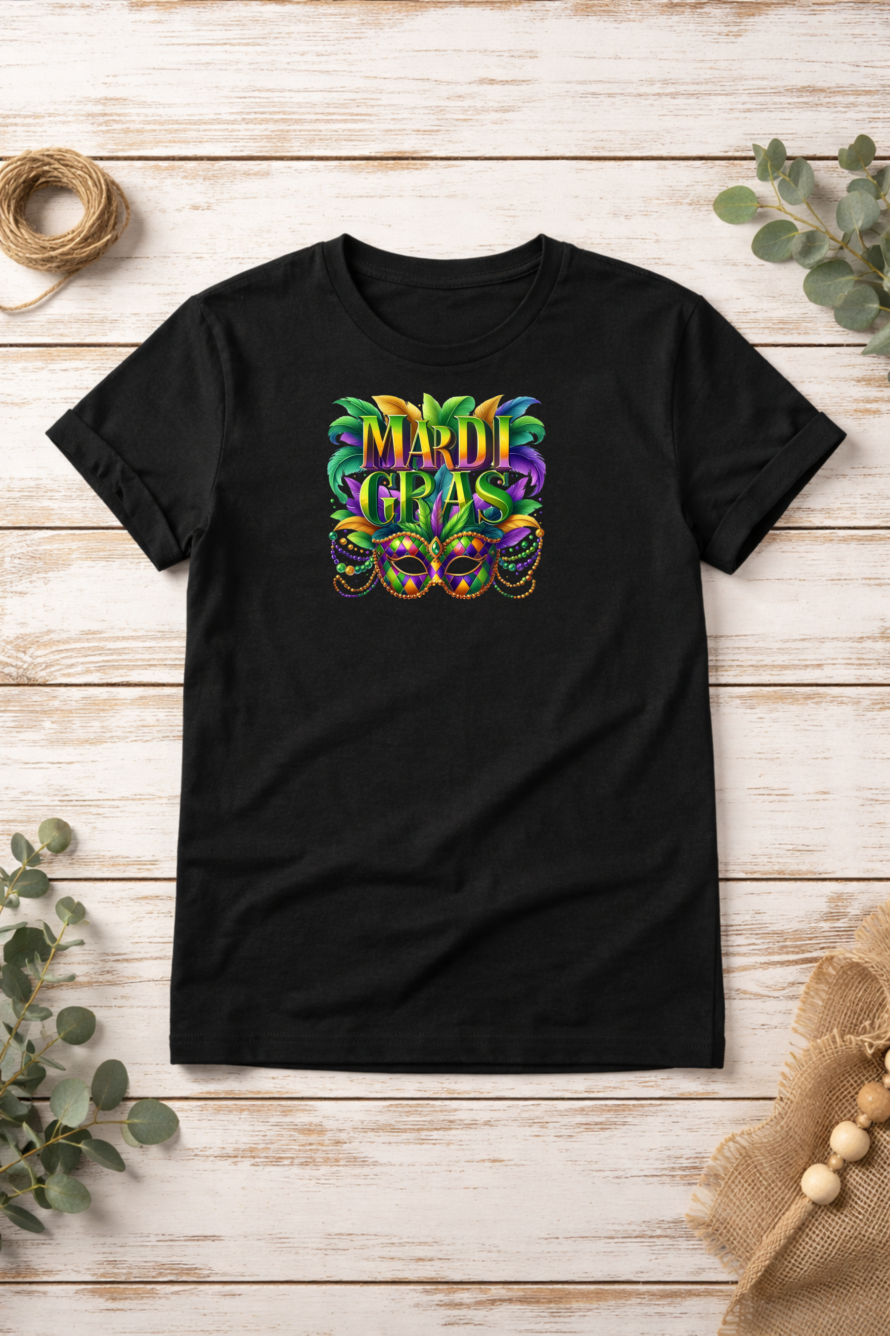 Mardi Gras Graphic T-Shirt