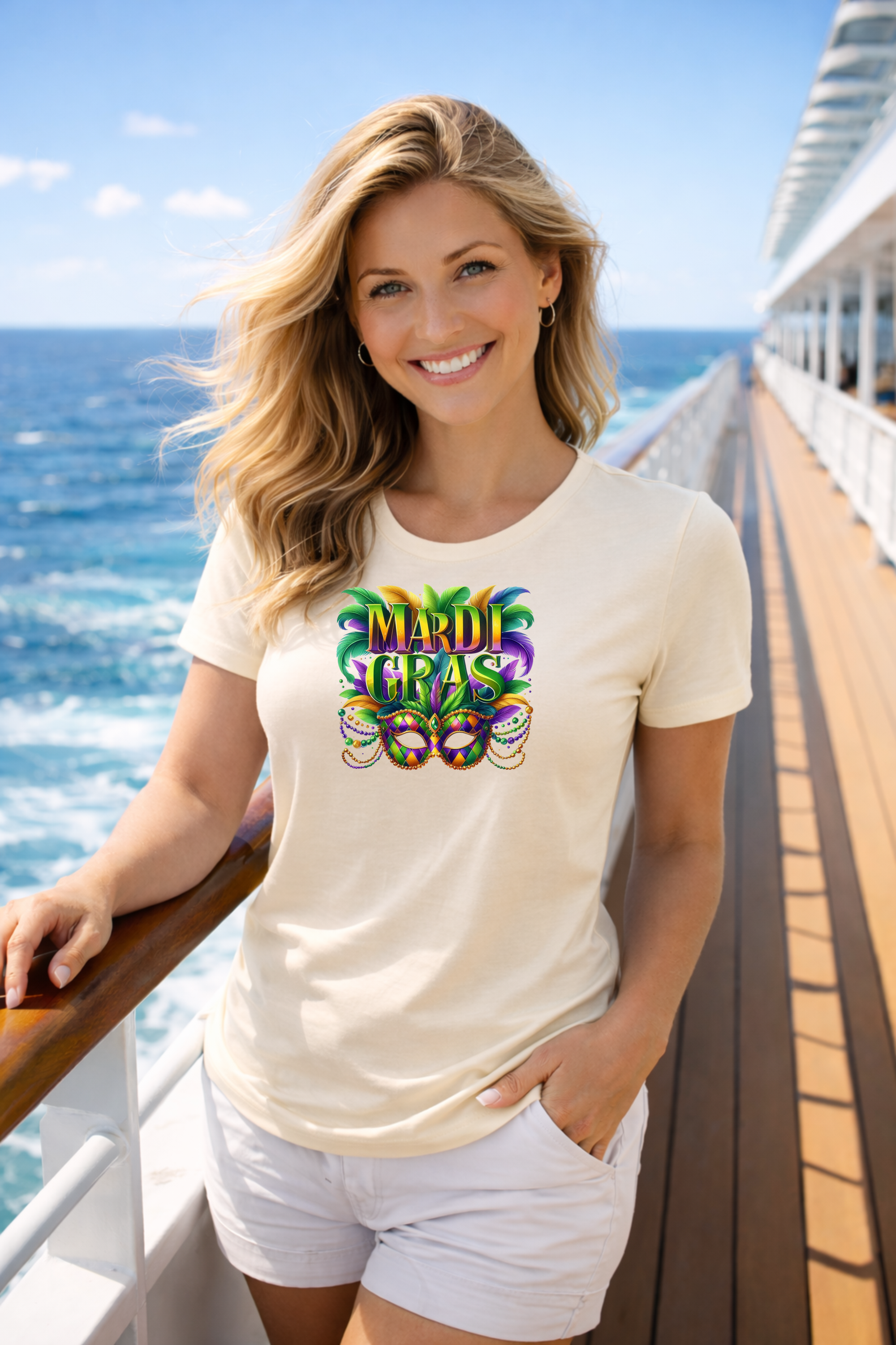 Mardi Gras Graphic T-Shirt