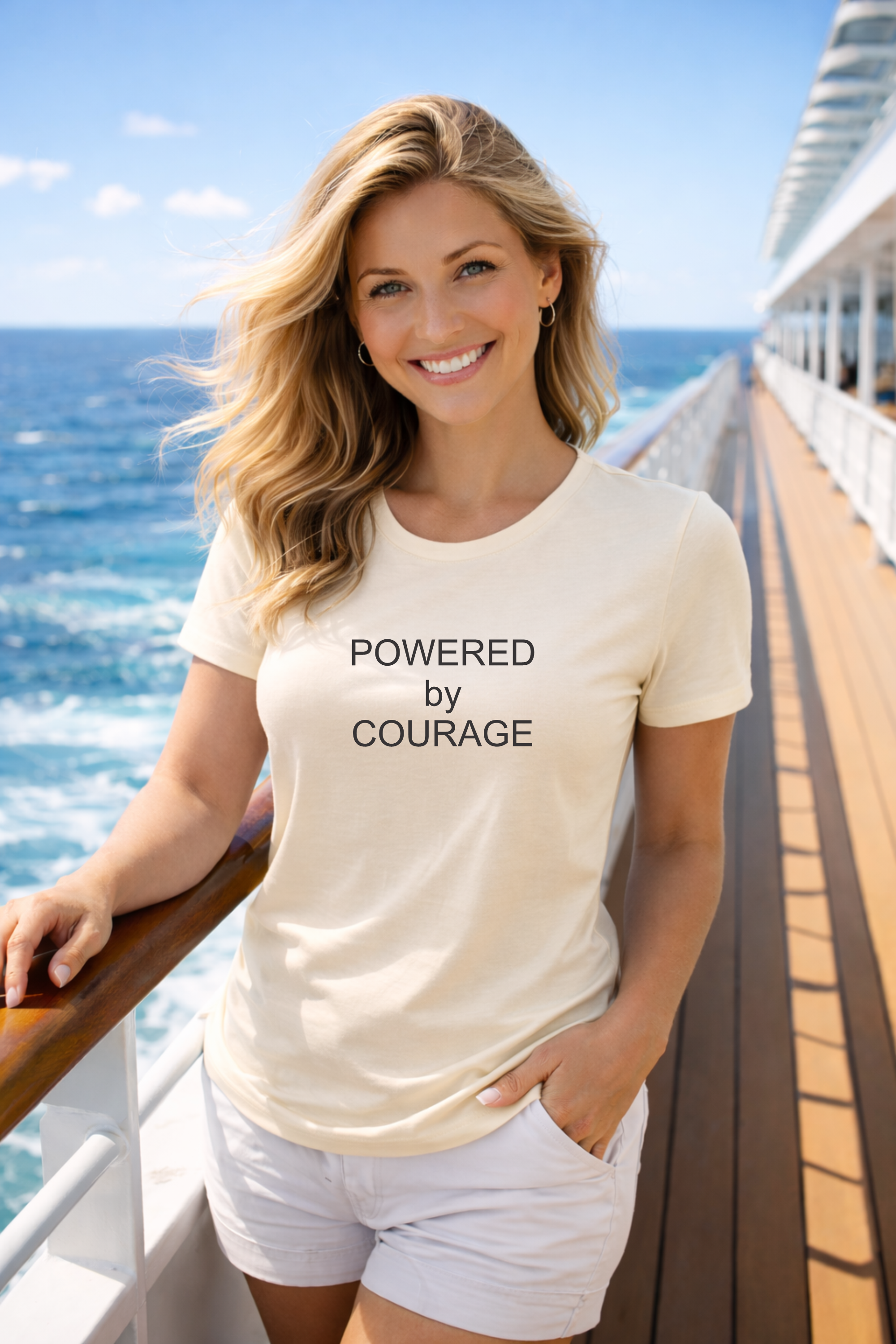 Powered by Courage T-shirt