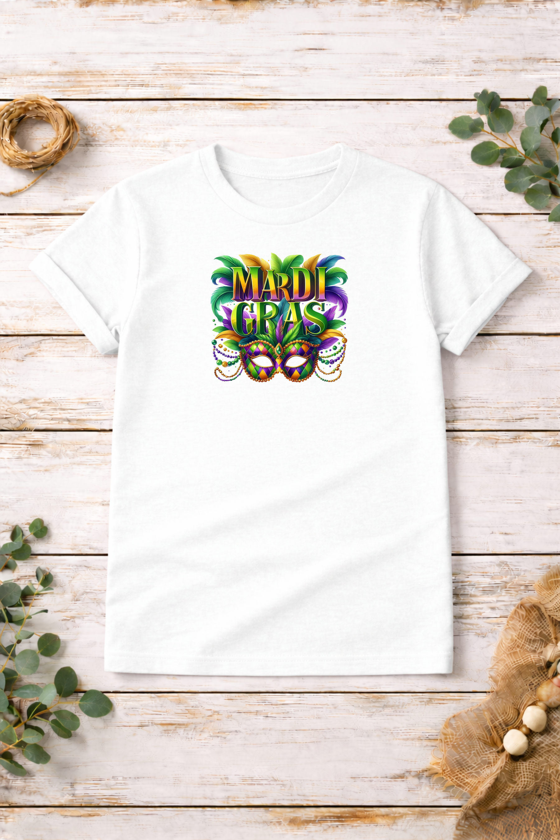 Mardi Gras Graphic T-Shirt