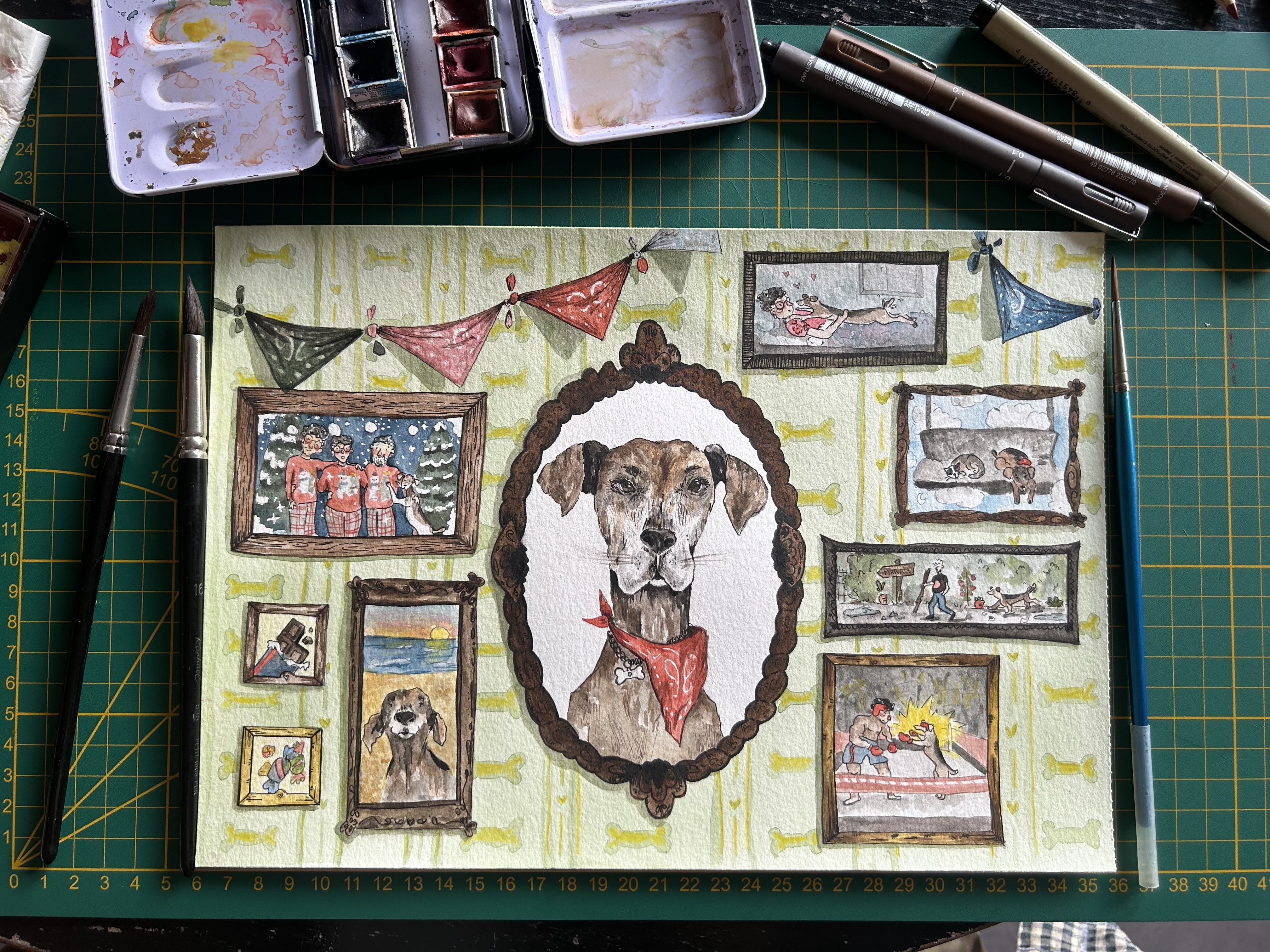 "Portrait souvenir duo"