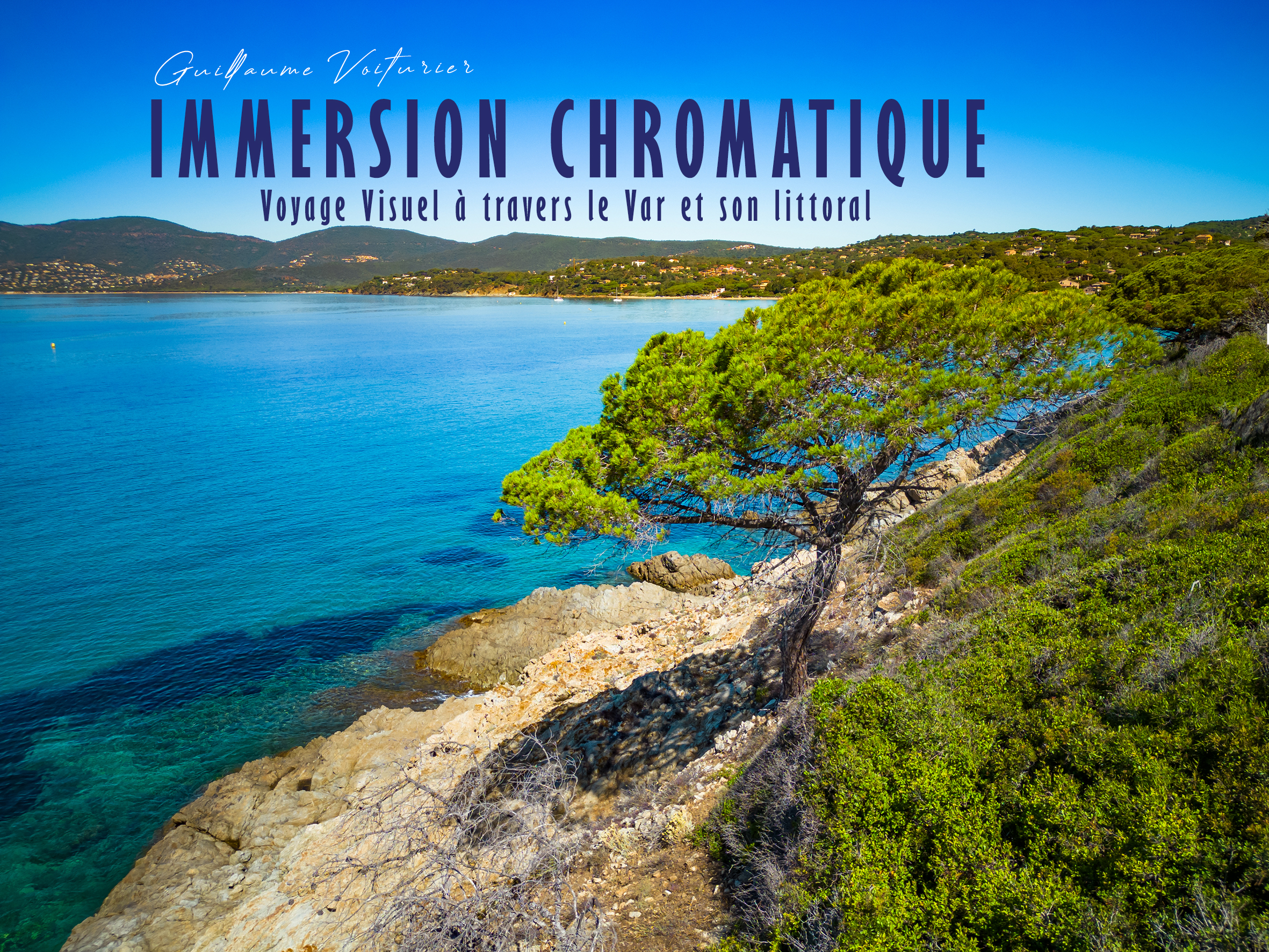 Livre photos "Immersion Chromatique" de Guillaume Voiturier  (format A4 paysage )