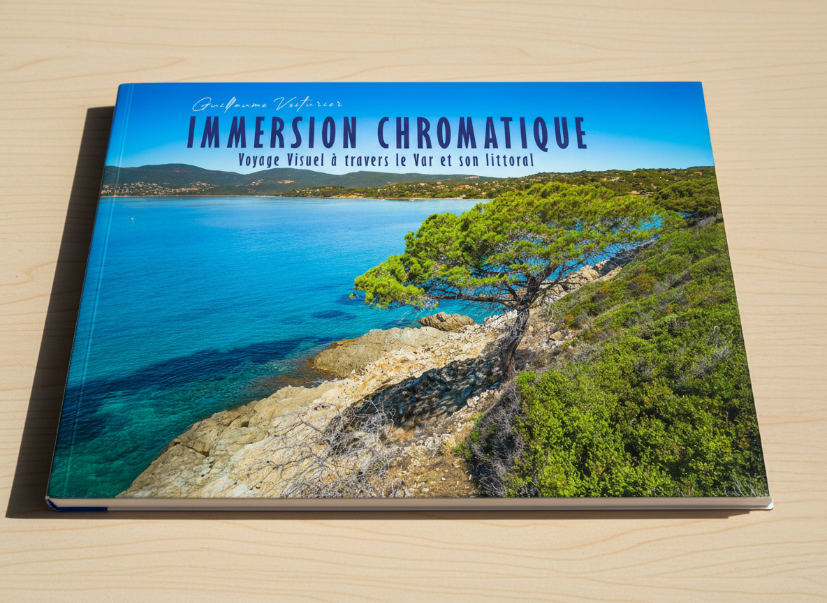 Livre photos "Immersion Chromatique" de Guillaume Voiturier (format A4 paysage )