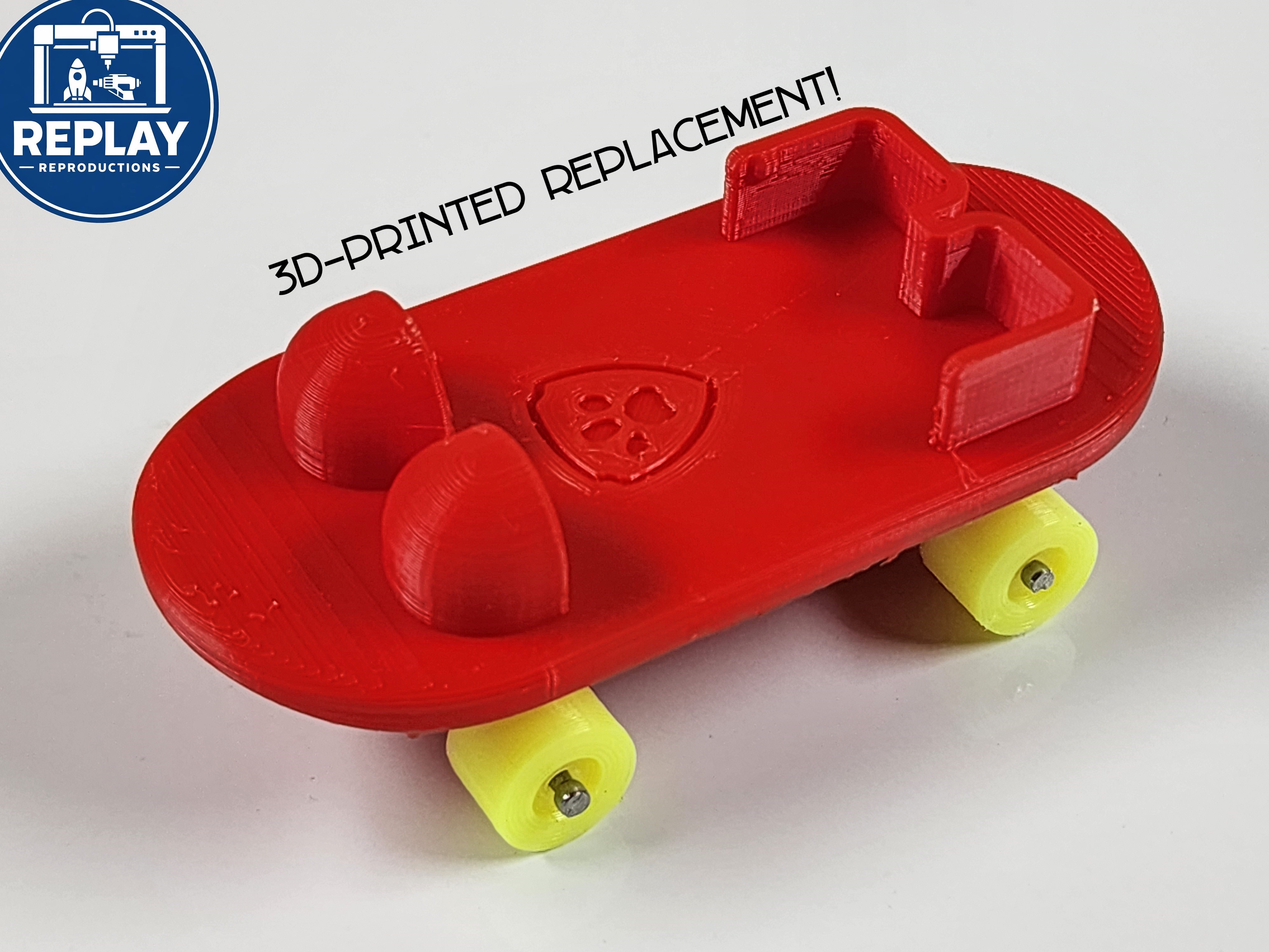 Paw Patrol Skateboard Marshall 3D-Printed Replacement
