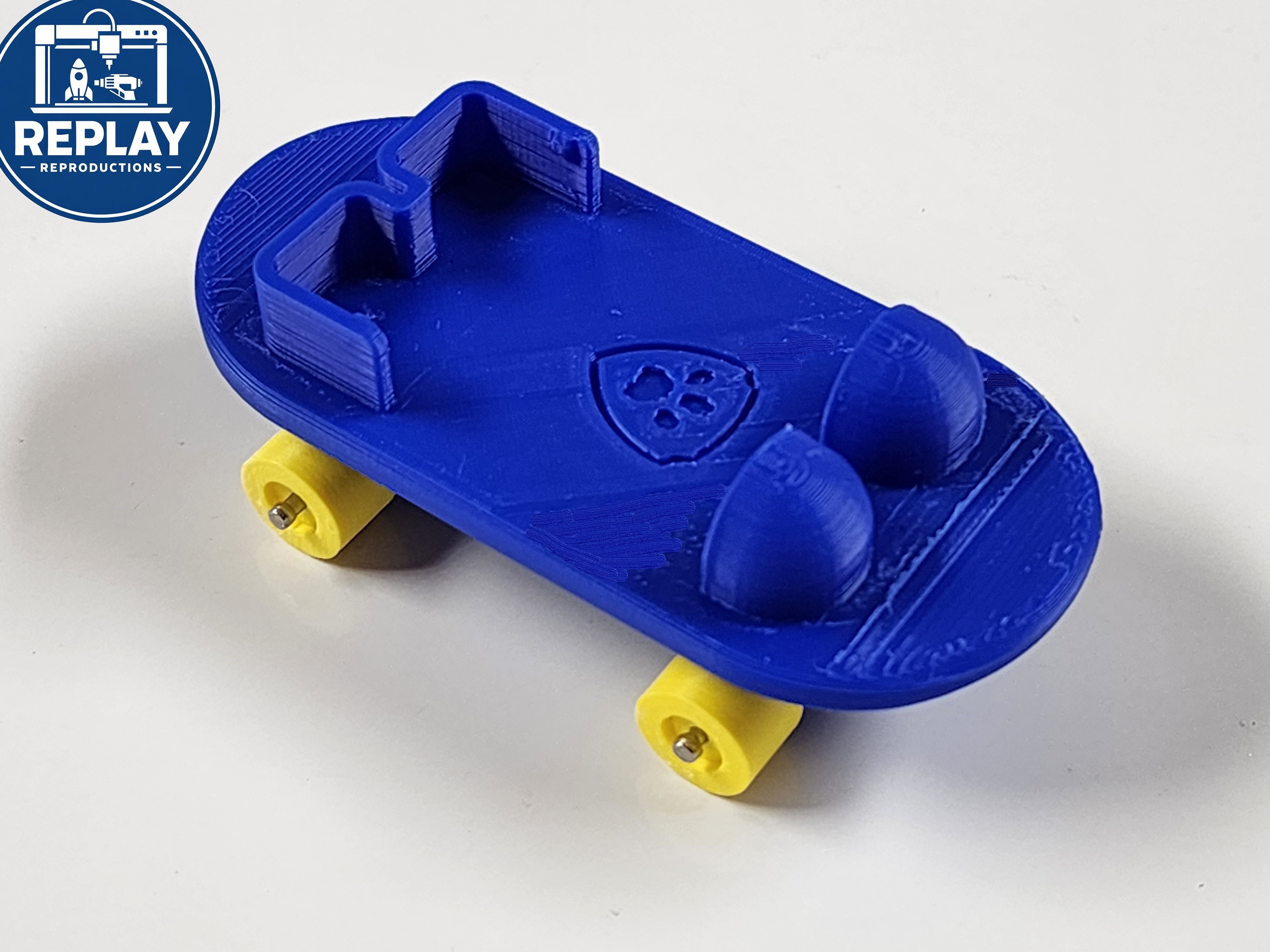 Paw Patrol Skateboard Chase 3D-Printed Replacement