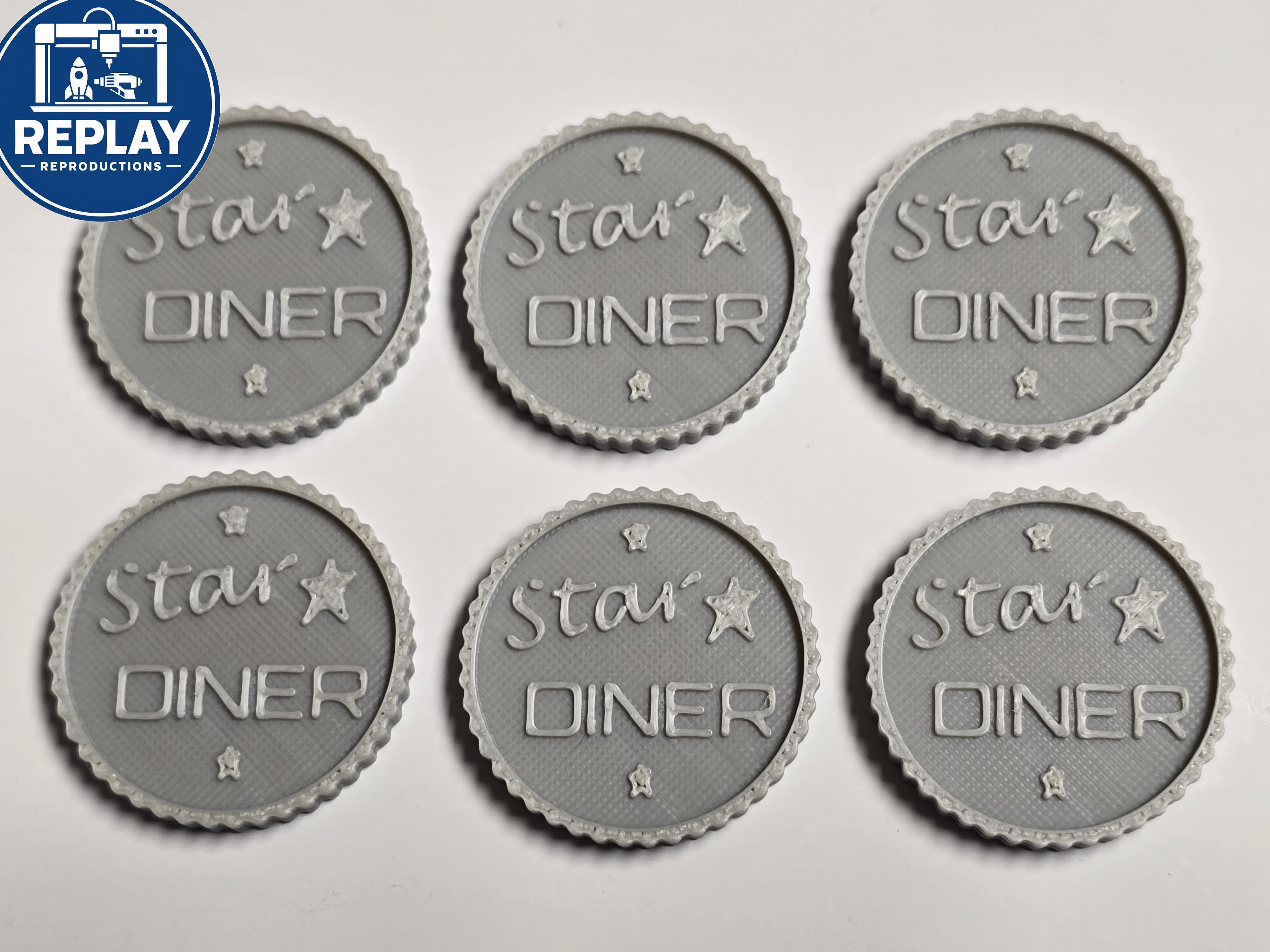 Melissa & Doug Star Diner Replacement Coins - Set of (6)