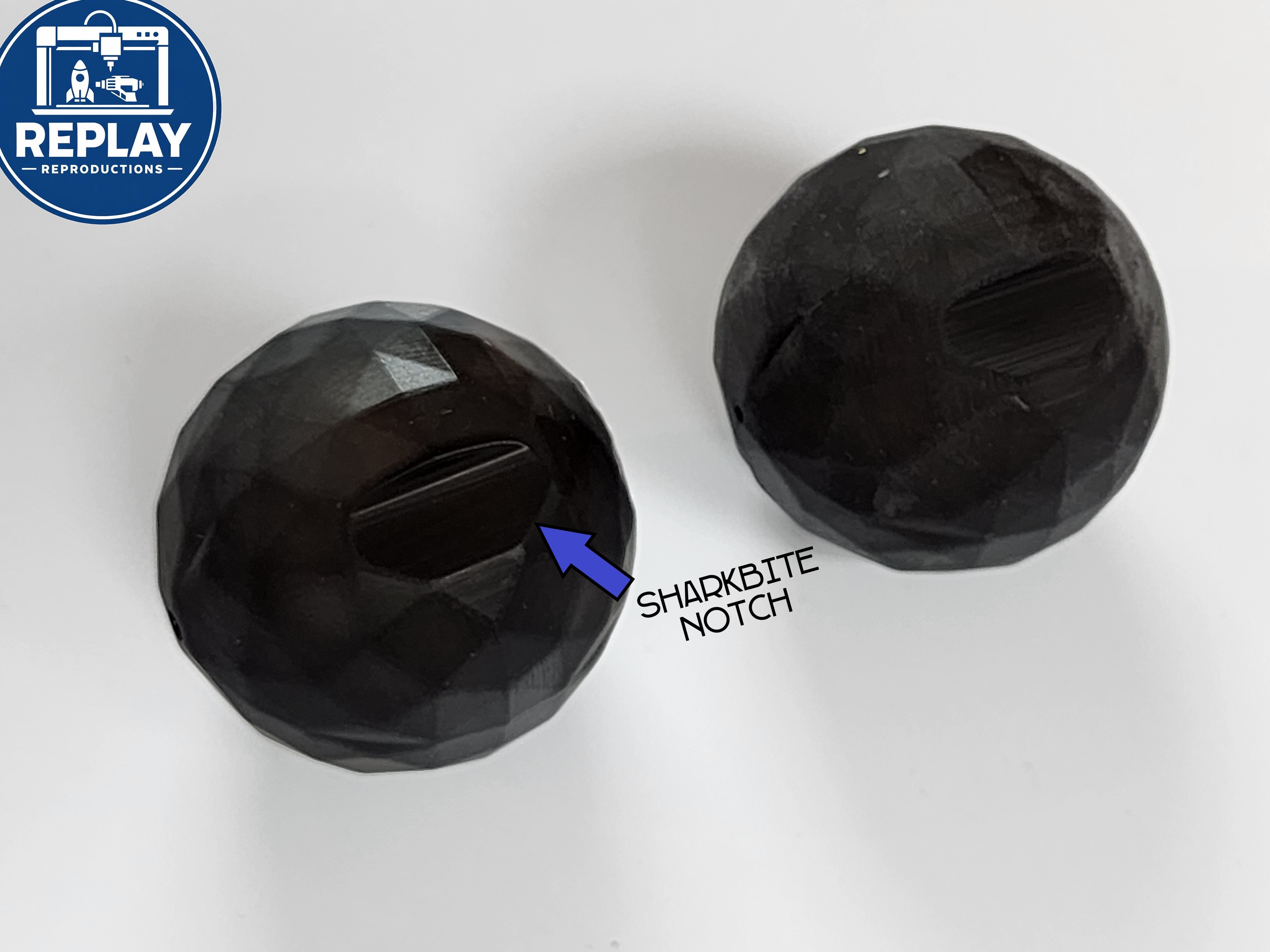 3D-Printed Replacement Imaginext Shark Bite Cannonballs (Set of 2)