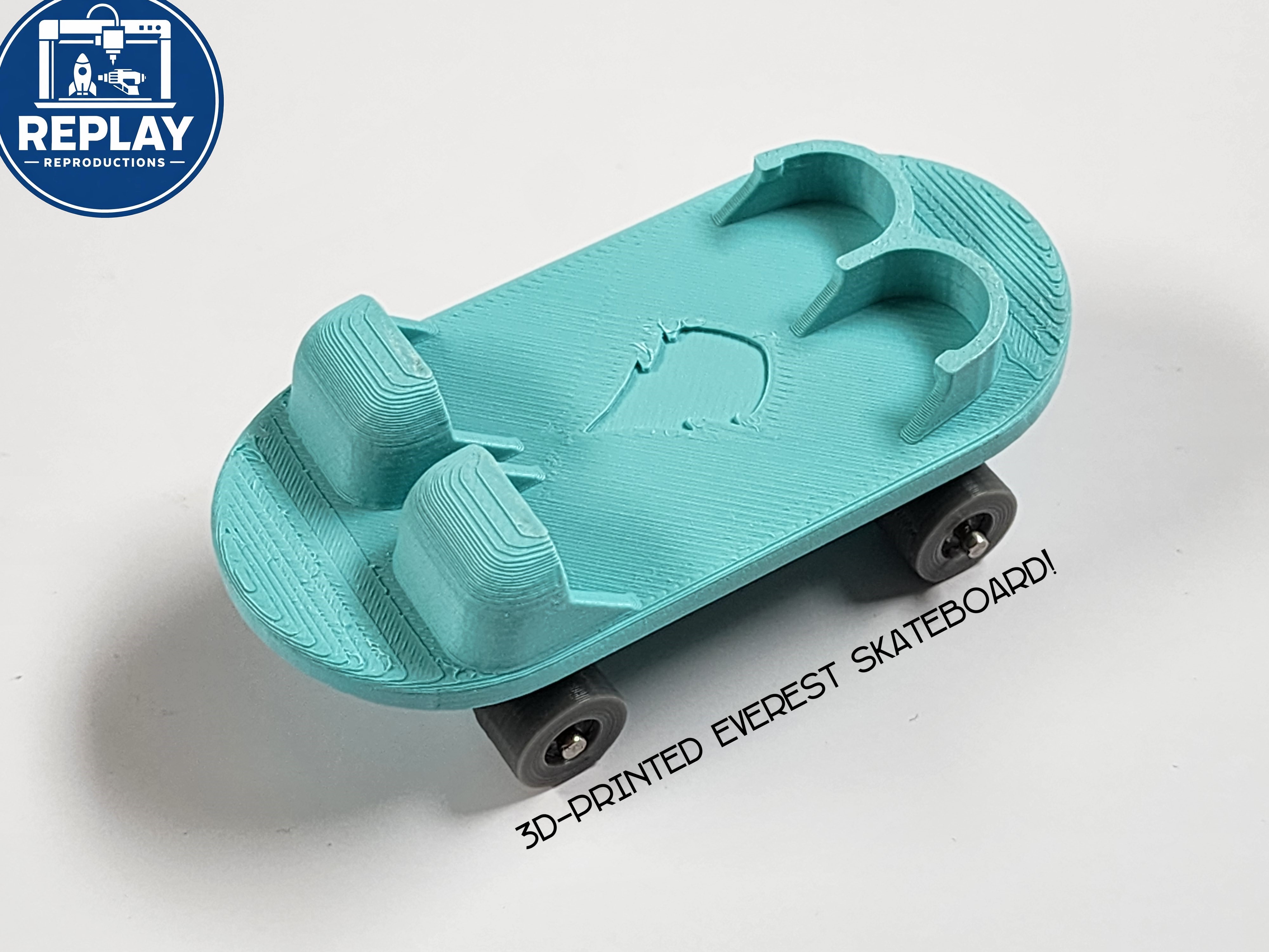 Paw Patrol Skateboard (Everest) - Custom 3D-Printed Part!