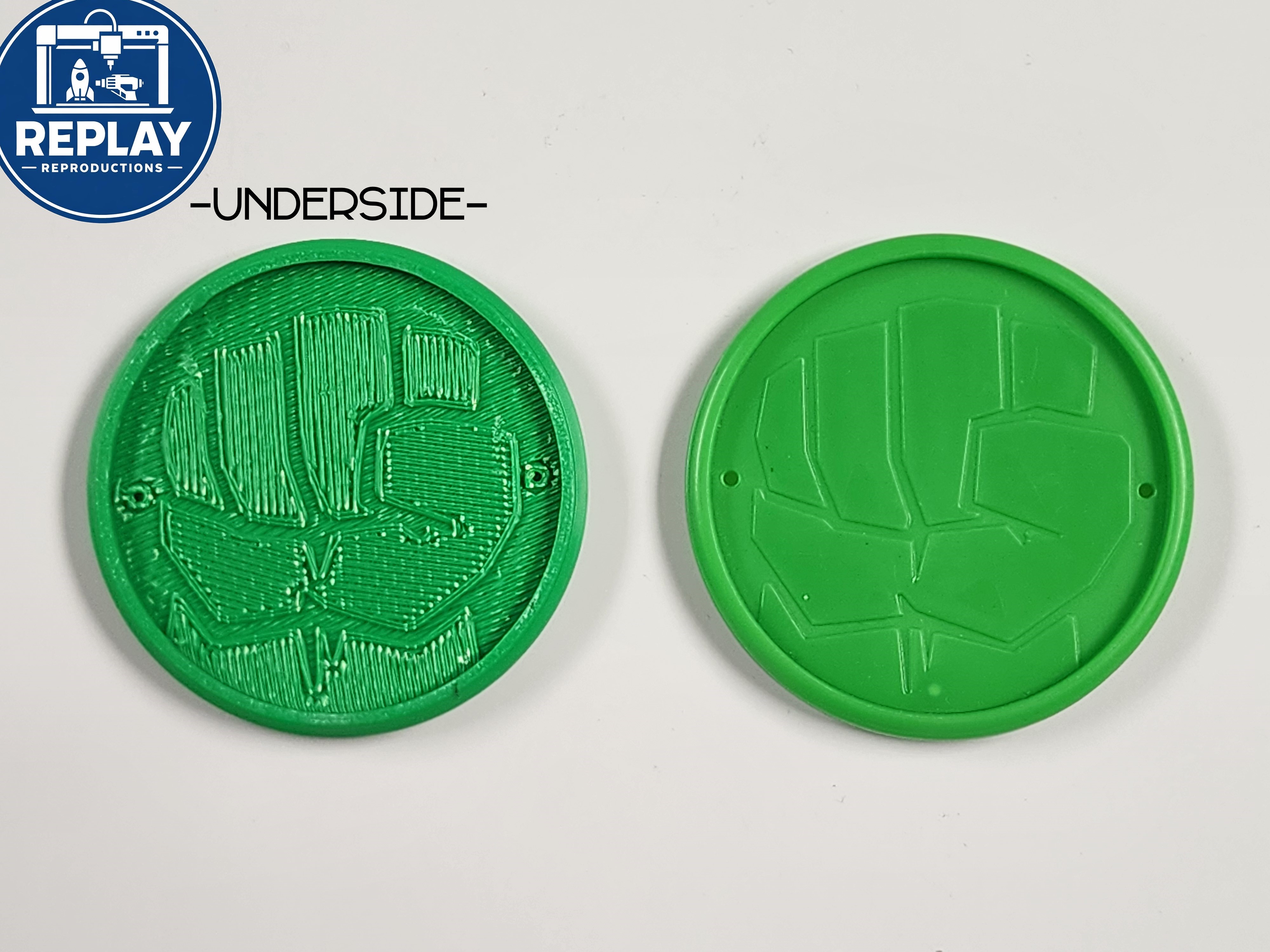Replacement 3D-Printed Hulk Toy Discs - Marvel Hulk Gamma Blaster (6) Discs