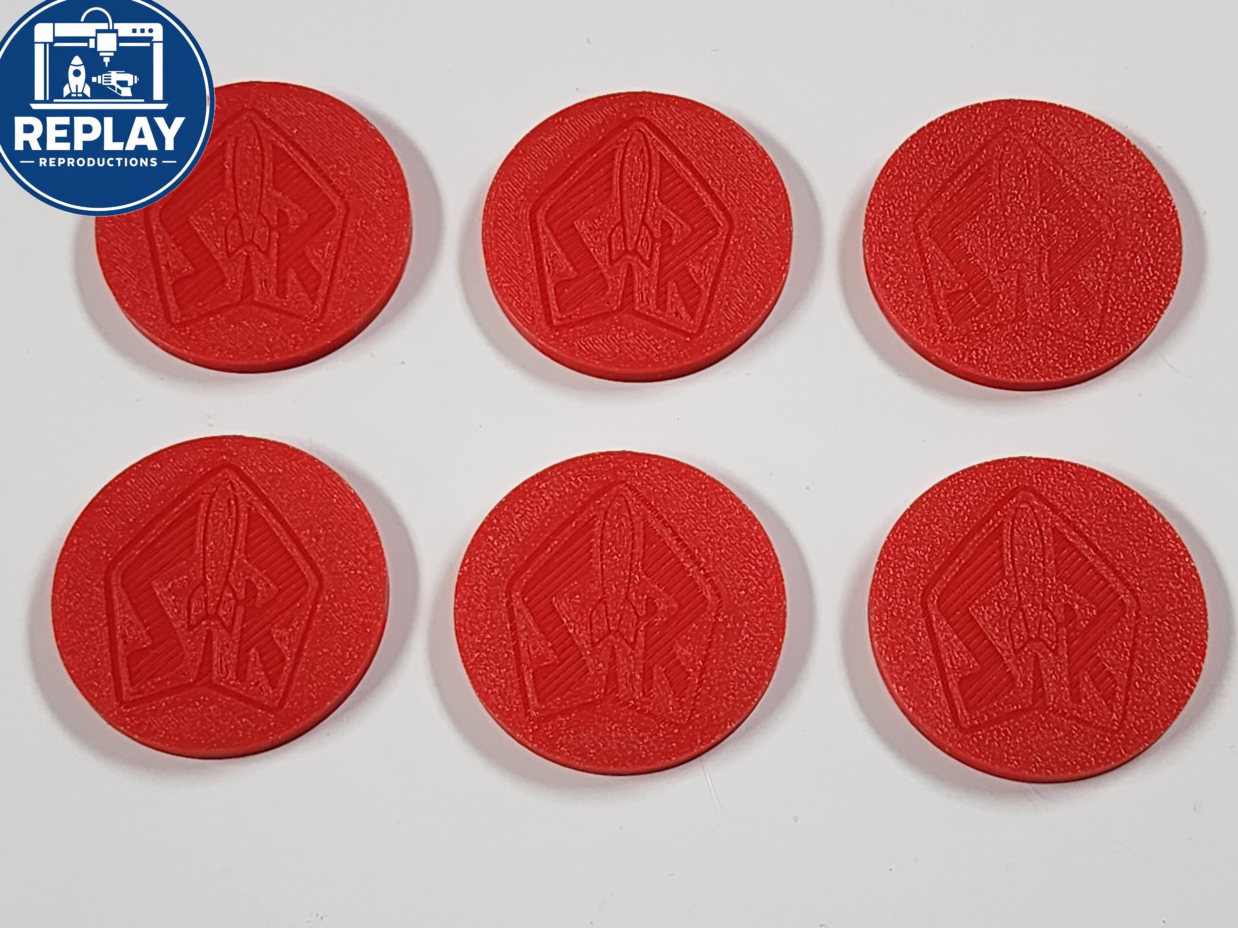 Replacement 3D-Printed Buzz Lightyear Toy Discs - Rapid Disc Blaster(pack of 6)