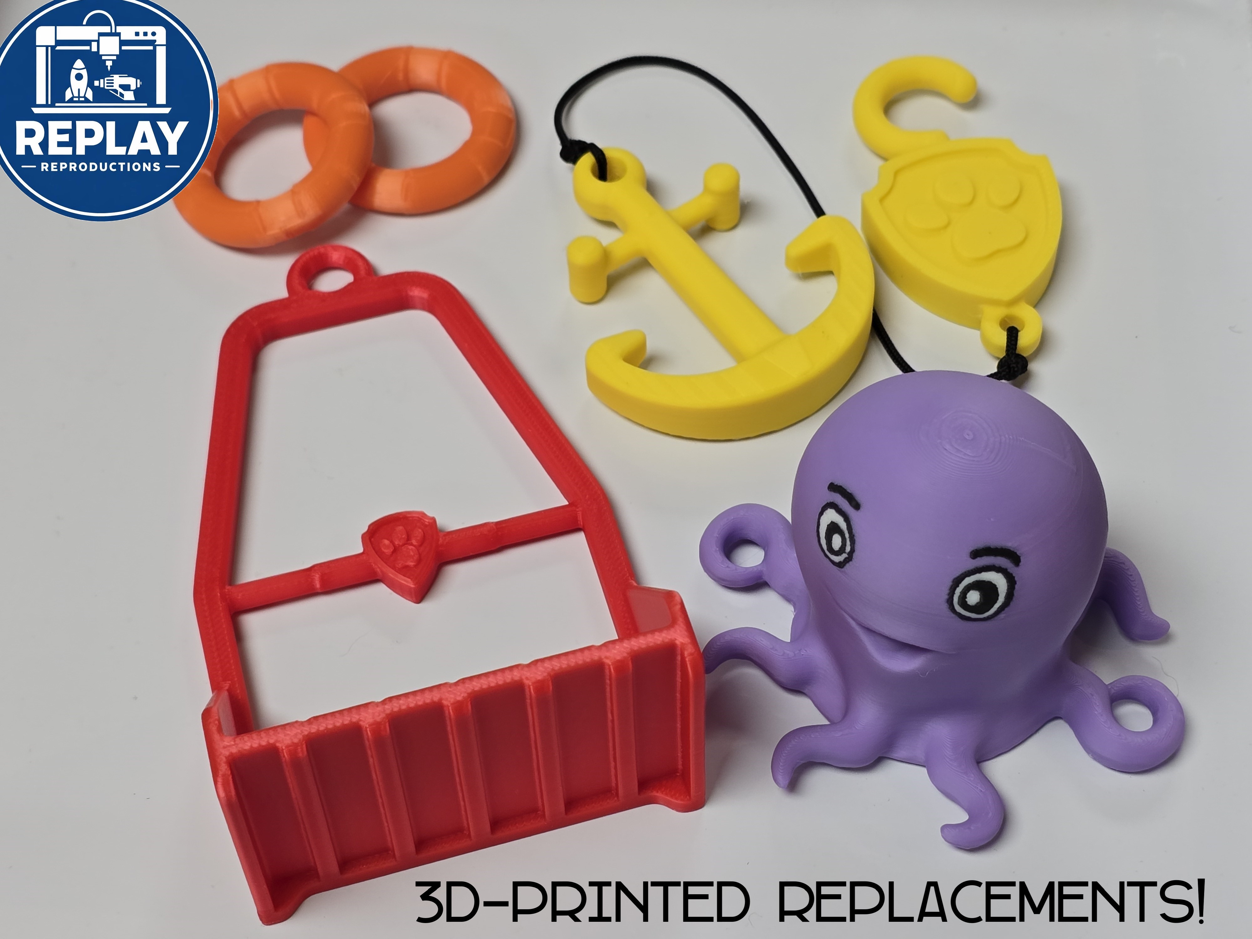 Paw Patrol Sea Patroller 3D-Printed Replacement Set
