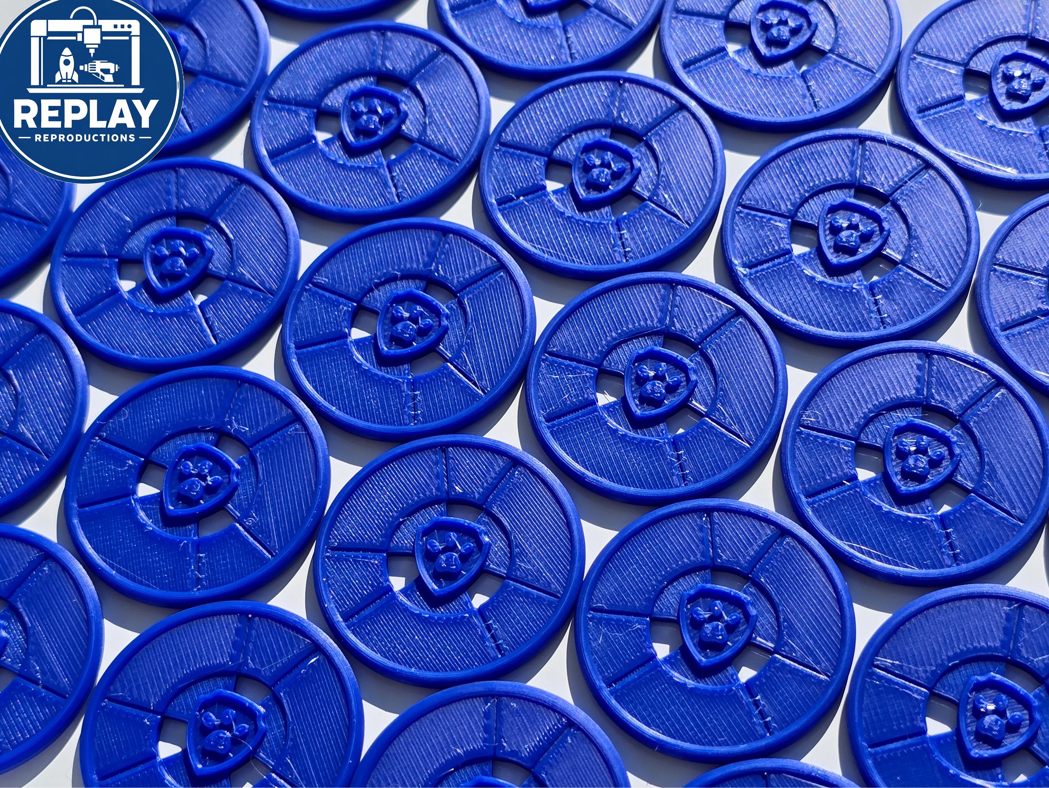 Zuma Rescue Wheels Hovercraft Paw Patrol Discs - 3D Printed Replacements (6)