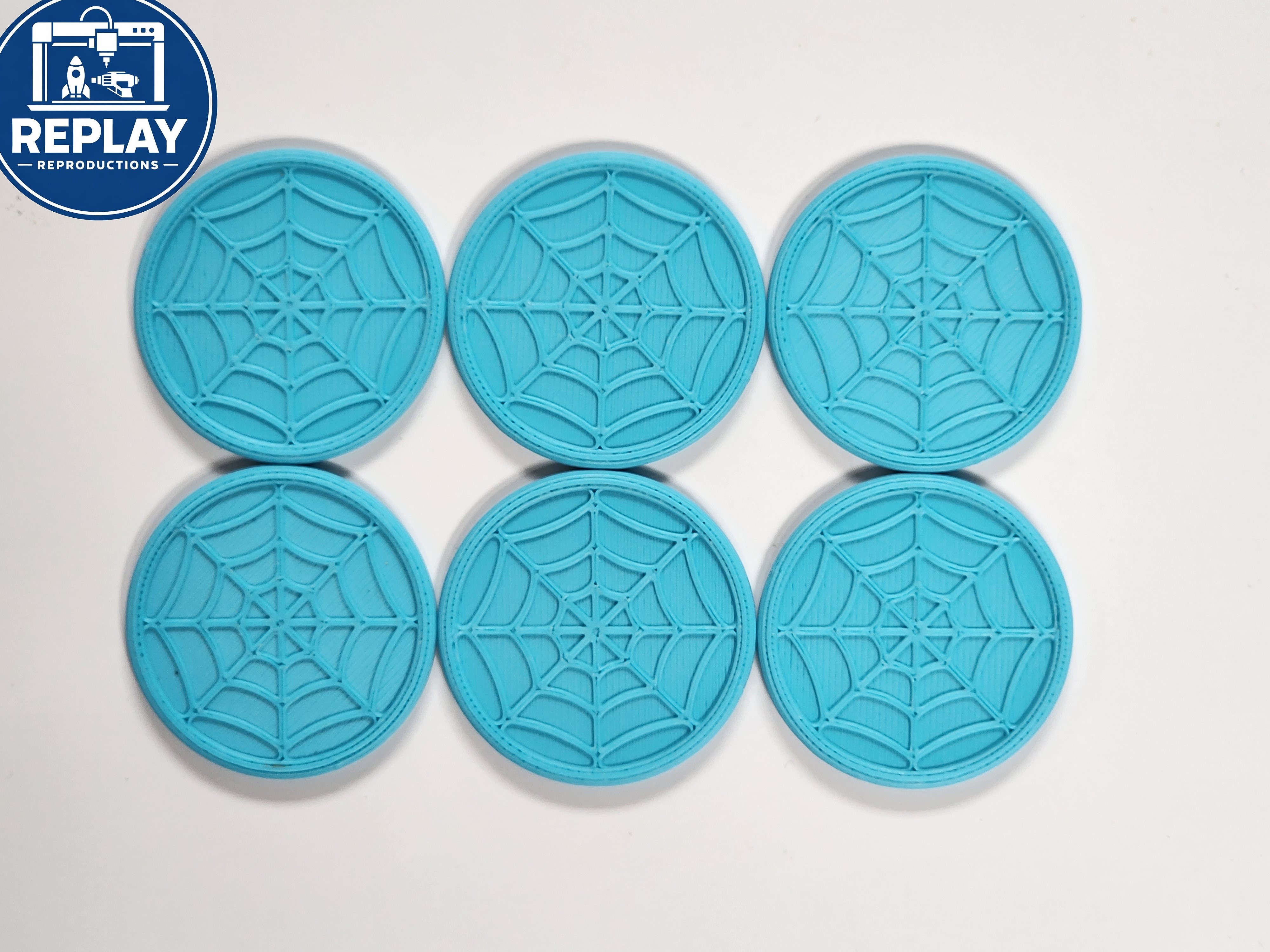 Spidey and Friends Little Vehicle Disc Dashers - (6) Replacement Web Discs