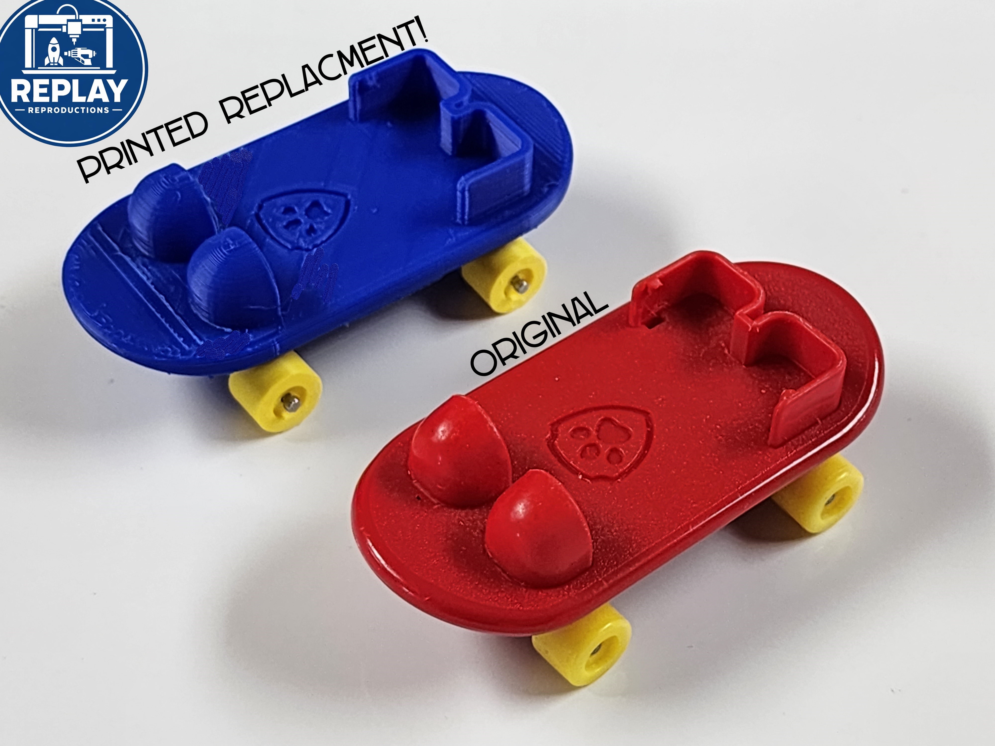 Paw Patrol Skateboard Chase 3D-Printed Replacement