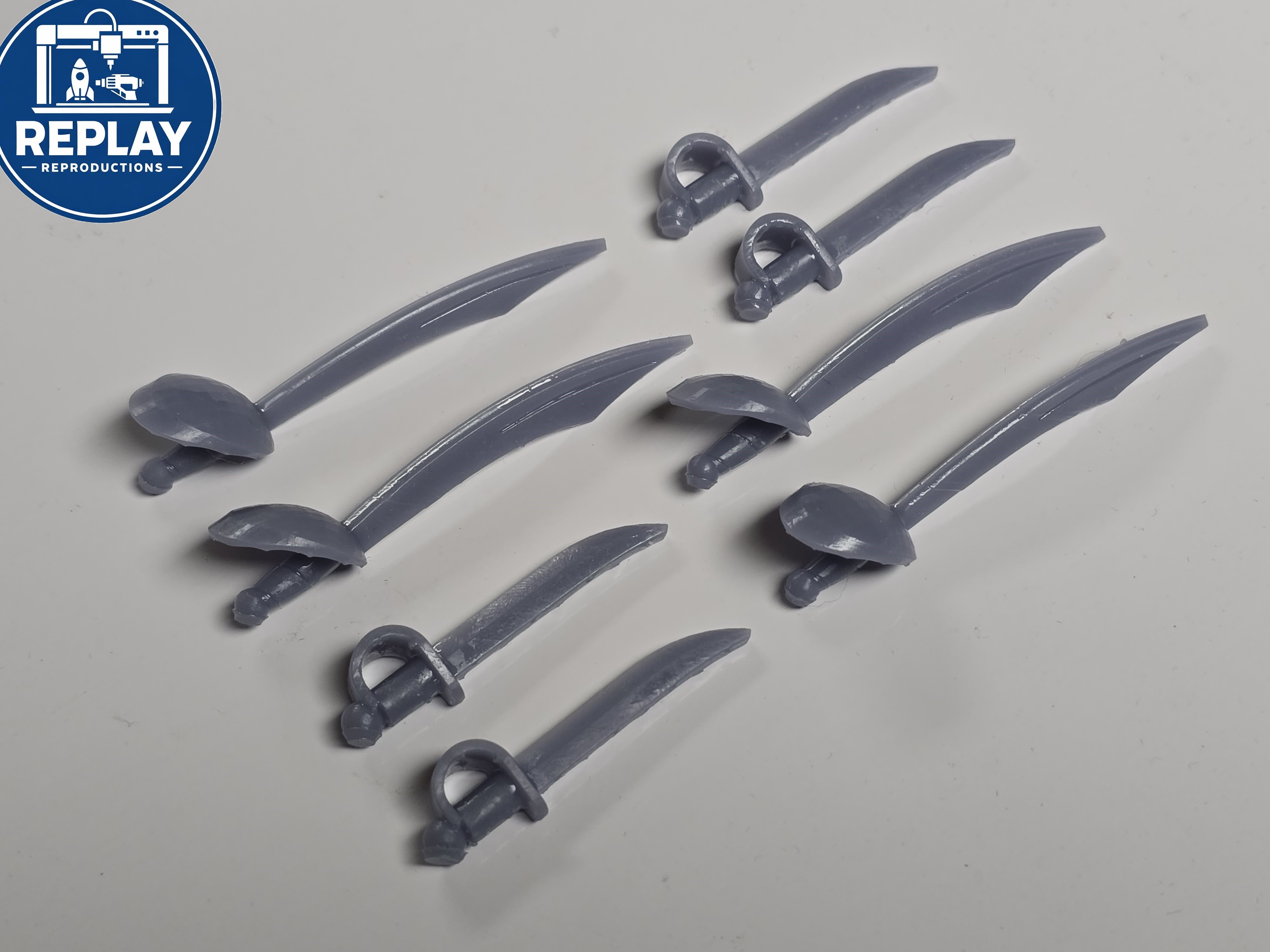 Imaginext Pirate Swords (3D-Printed)