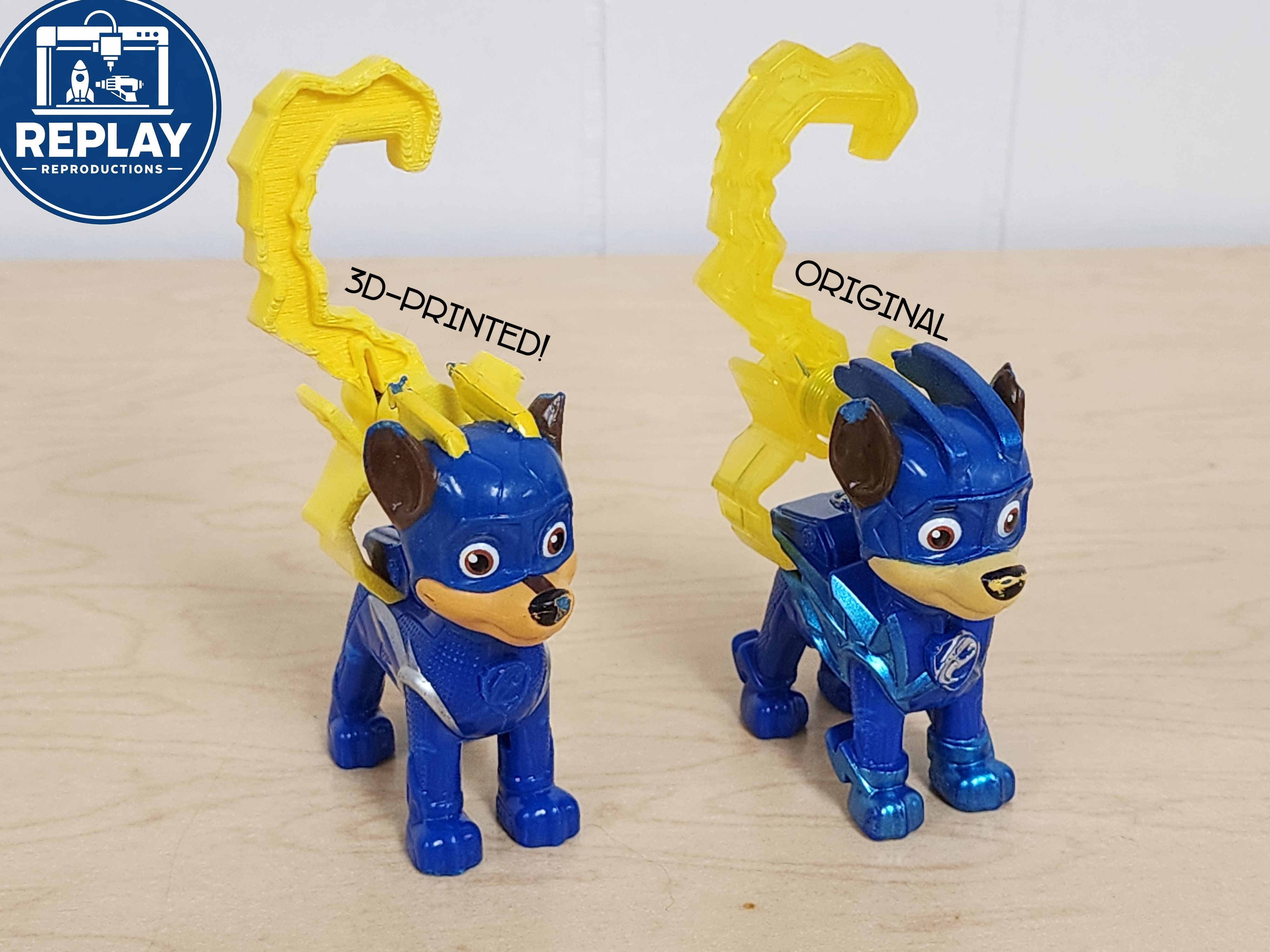 Paw Patrol Mighty Pups Lookout Tower Zip-Line Hook - 3D Printed Replacement