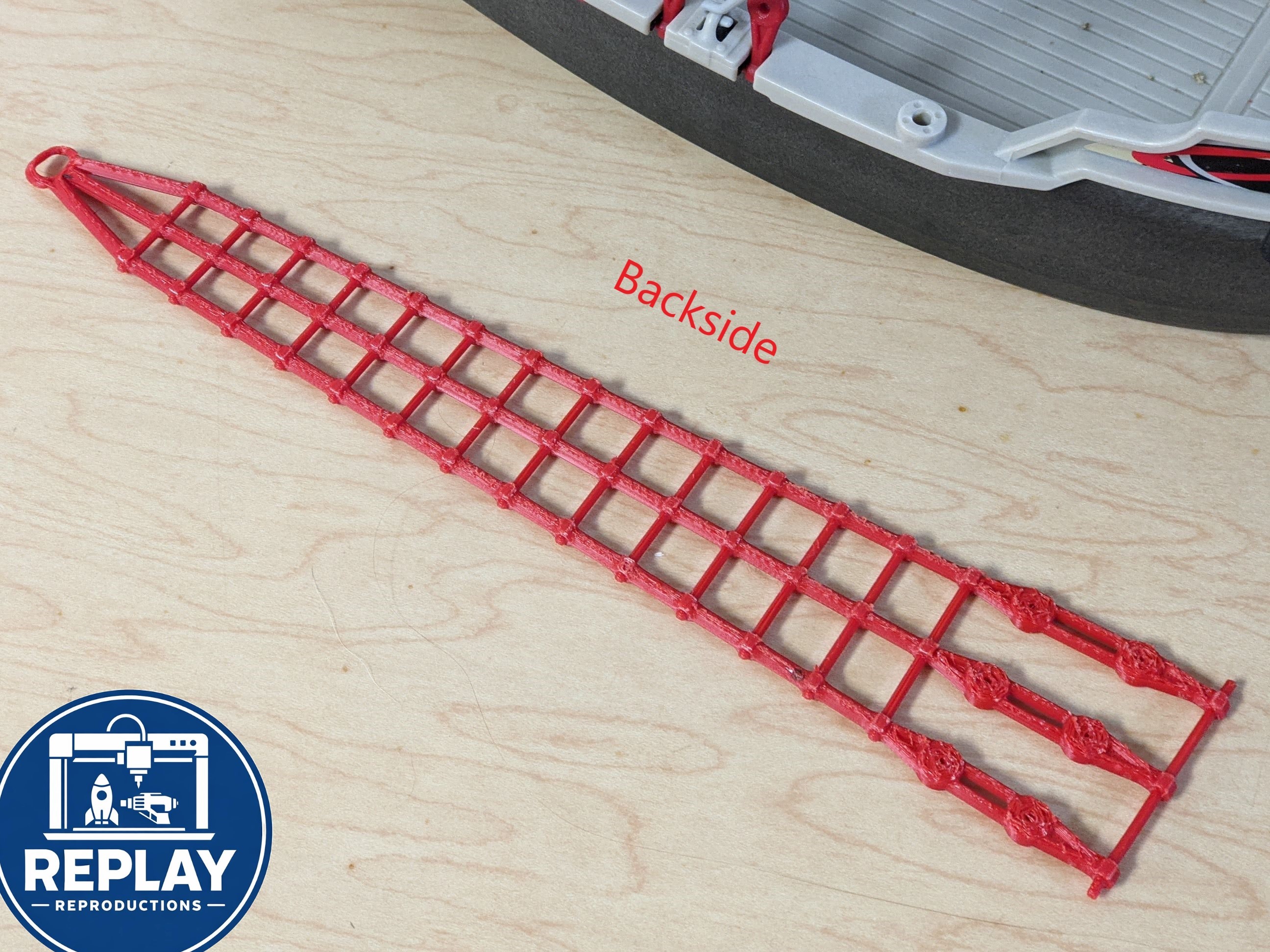 Playmobil Pirate Ship Rope Ladder (3D-Printed Replacement) 14-Rung Rope Ladder