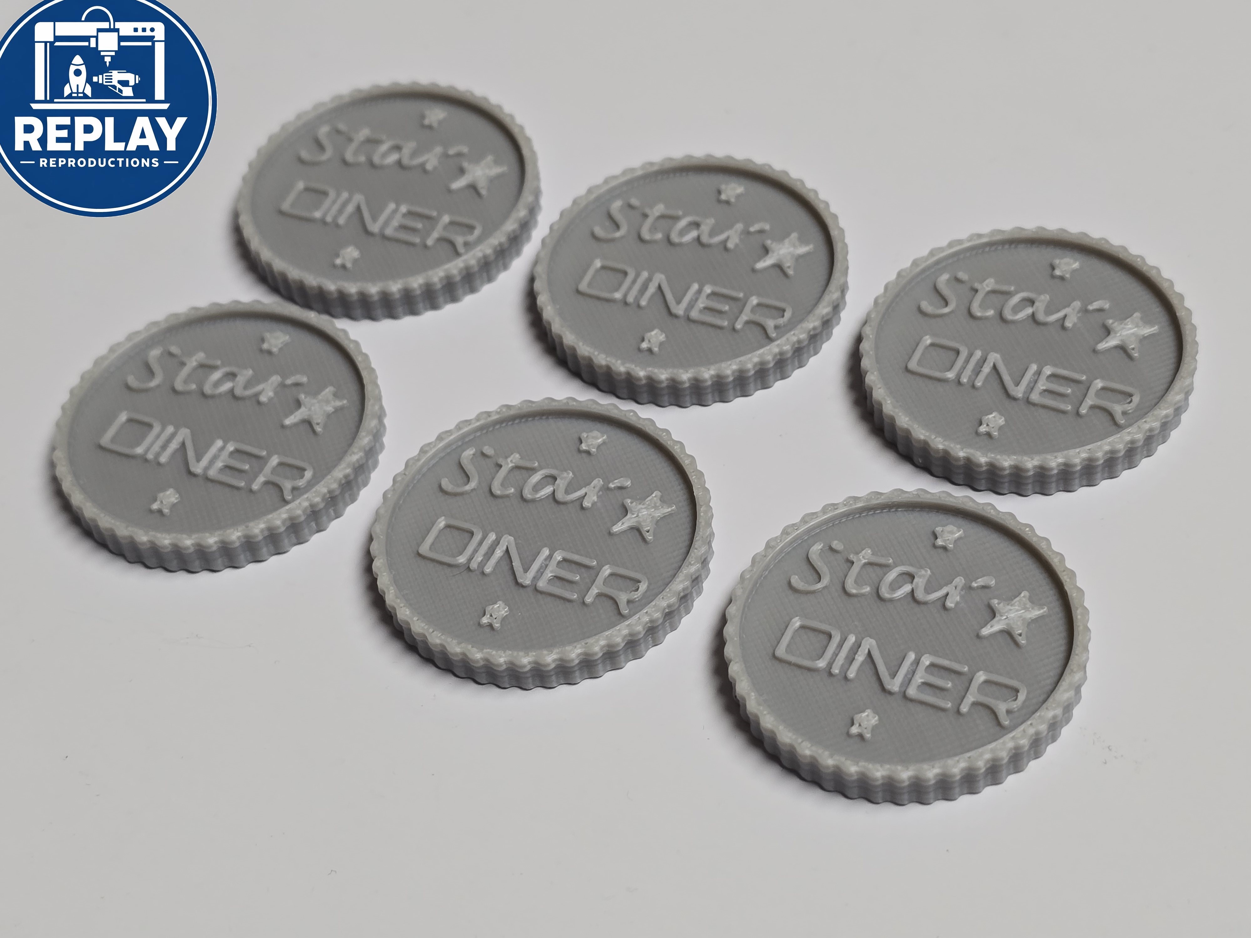 Melissa & Doug Star Diner Replacement Coins - Set of (6)