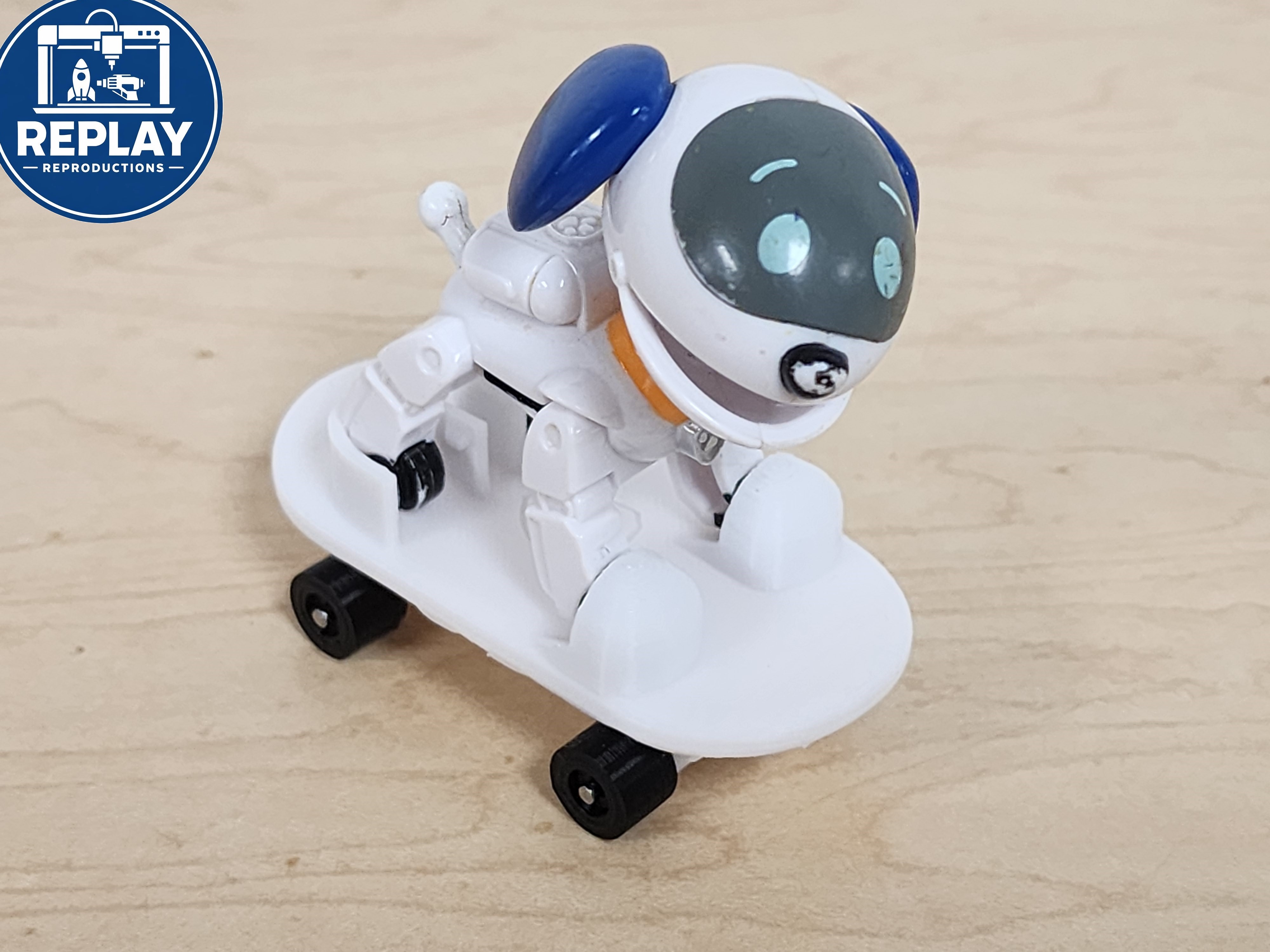 Paw Patrol Skateboard (Robo Dog) - Custom 3D-Printed Part!