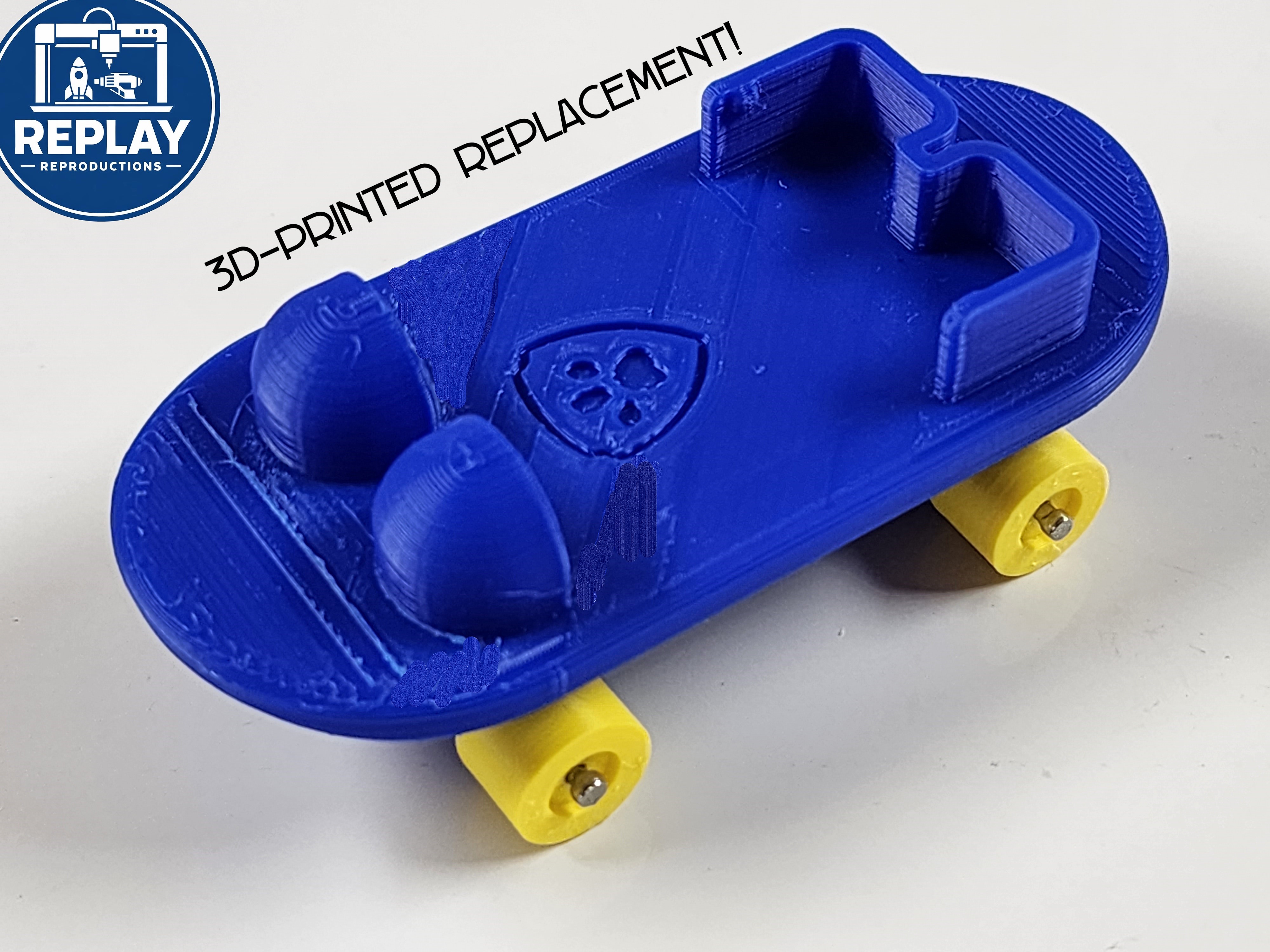 Paw Patrol Skateboard Chase 3D-Printed Replacement