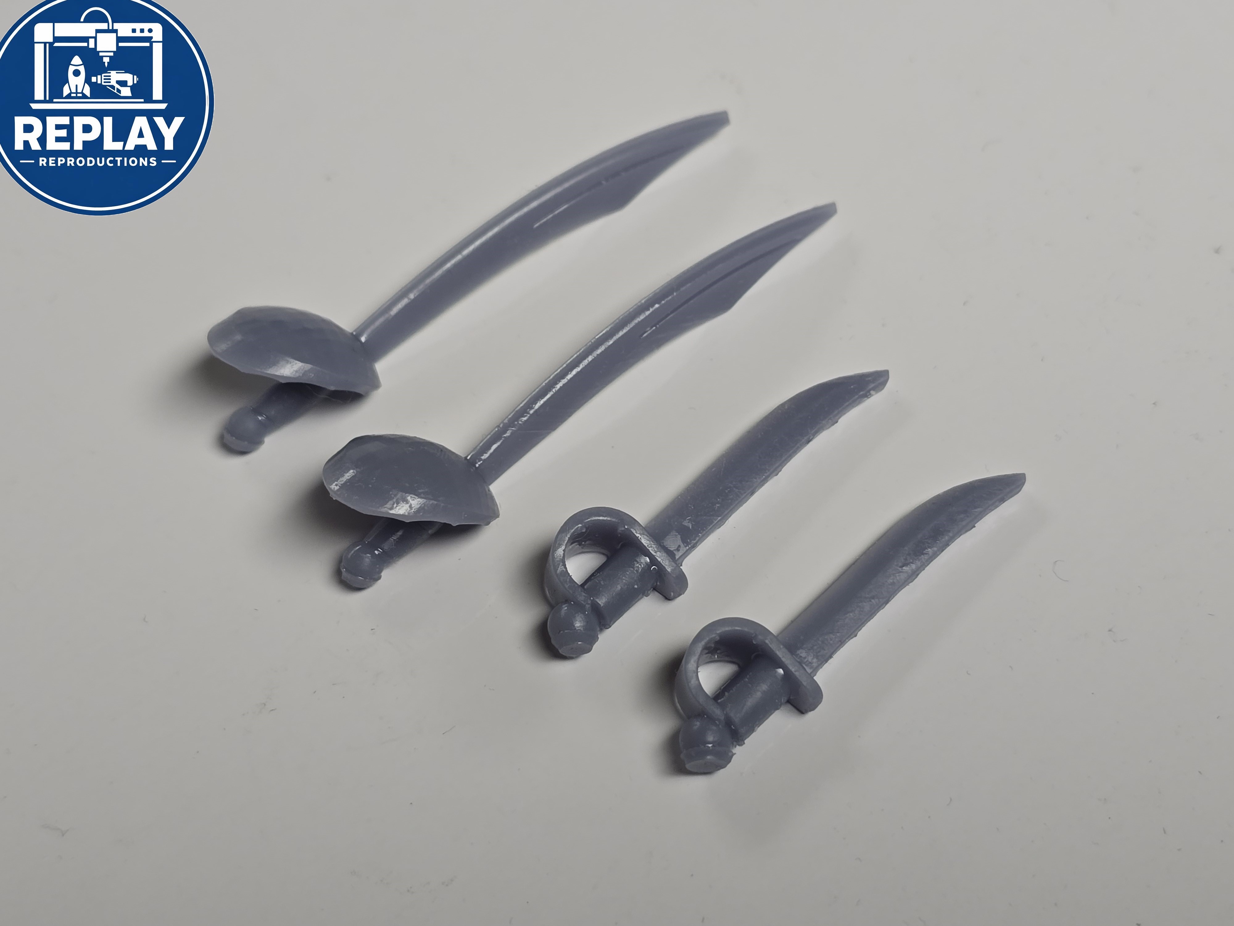 Imaginext Pirate Swords (3D-Printed)