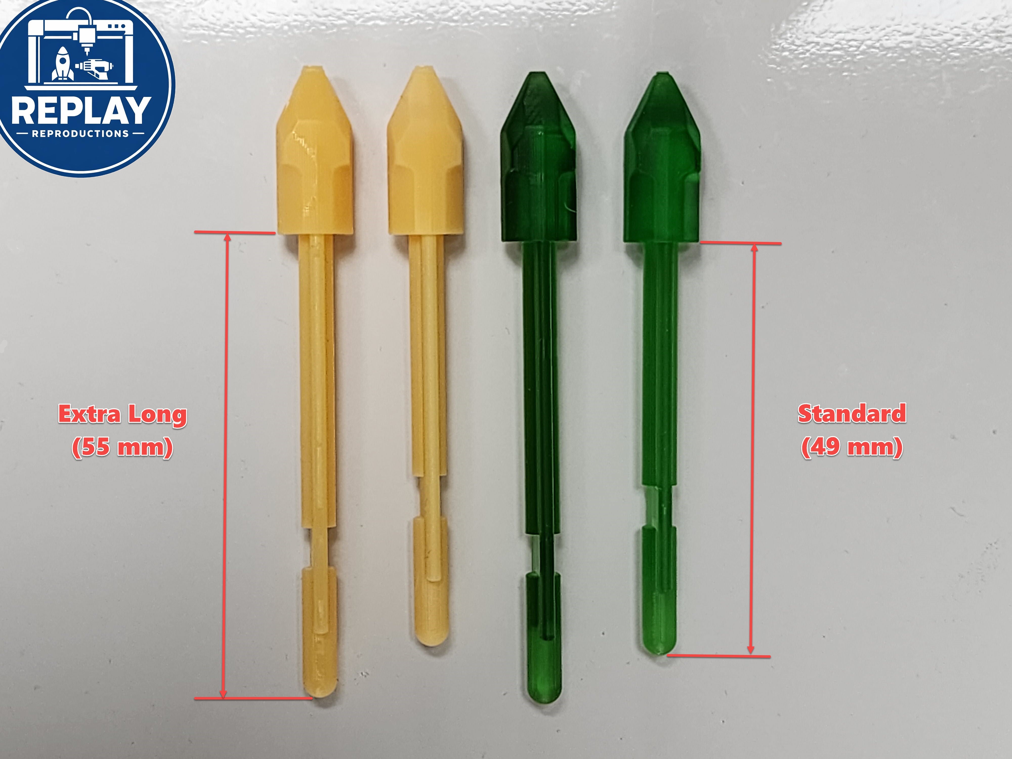 Toy Missiles for Fisher Price Imaginext Toys (pack of 10 - Green)