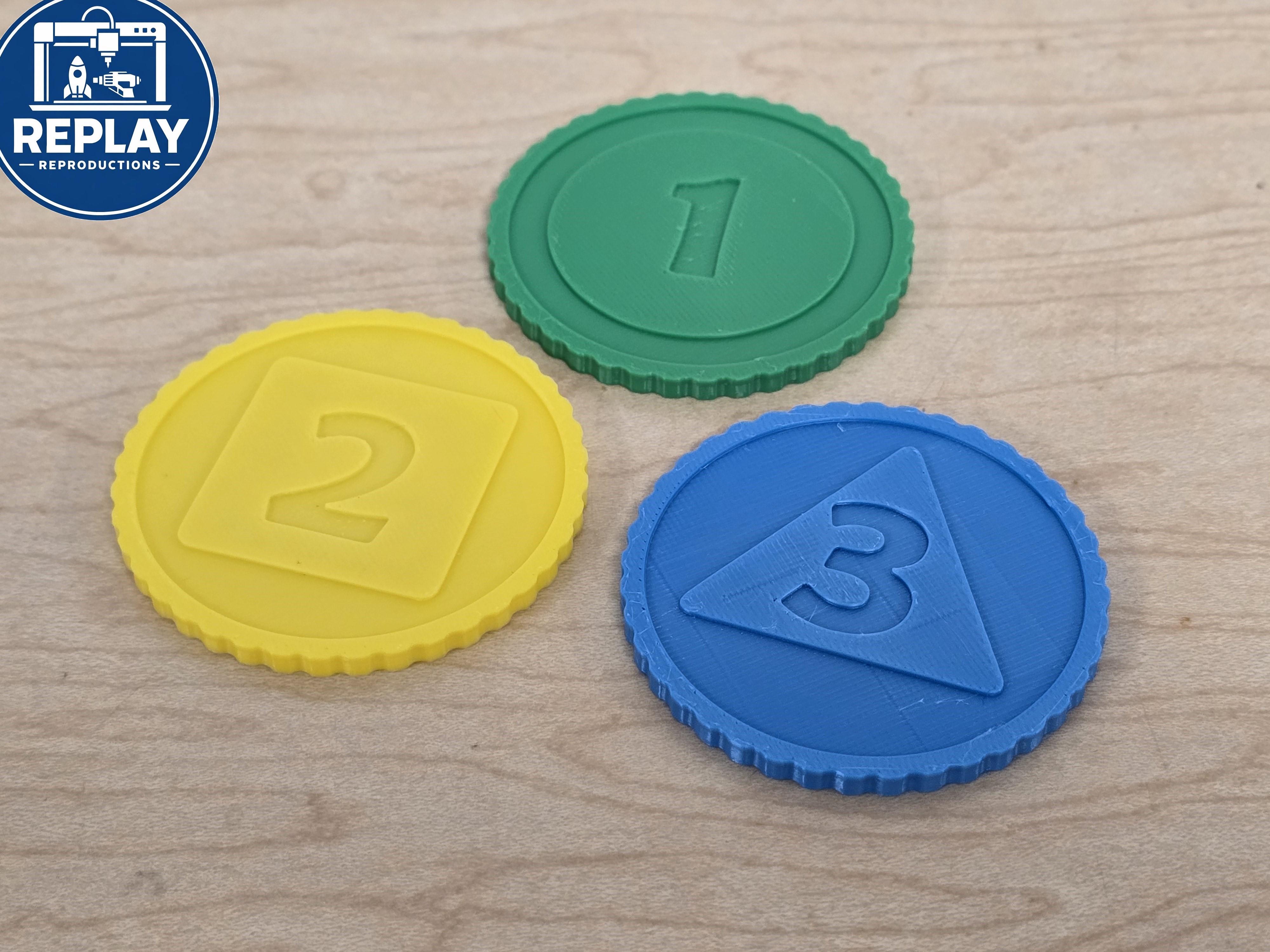 Baby Einstein Cash Register Replacement Coins - Set of (3)