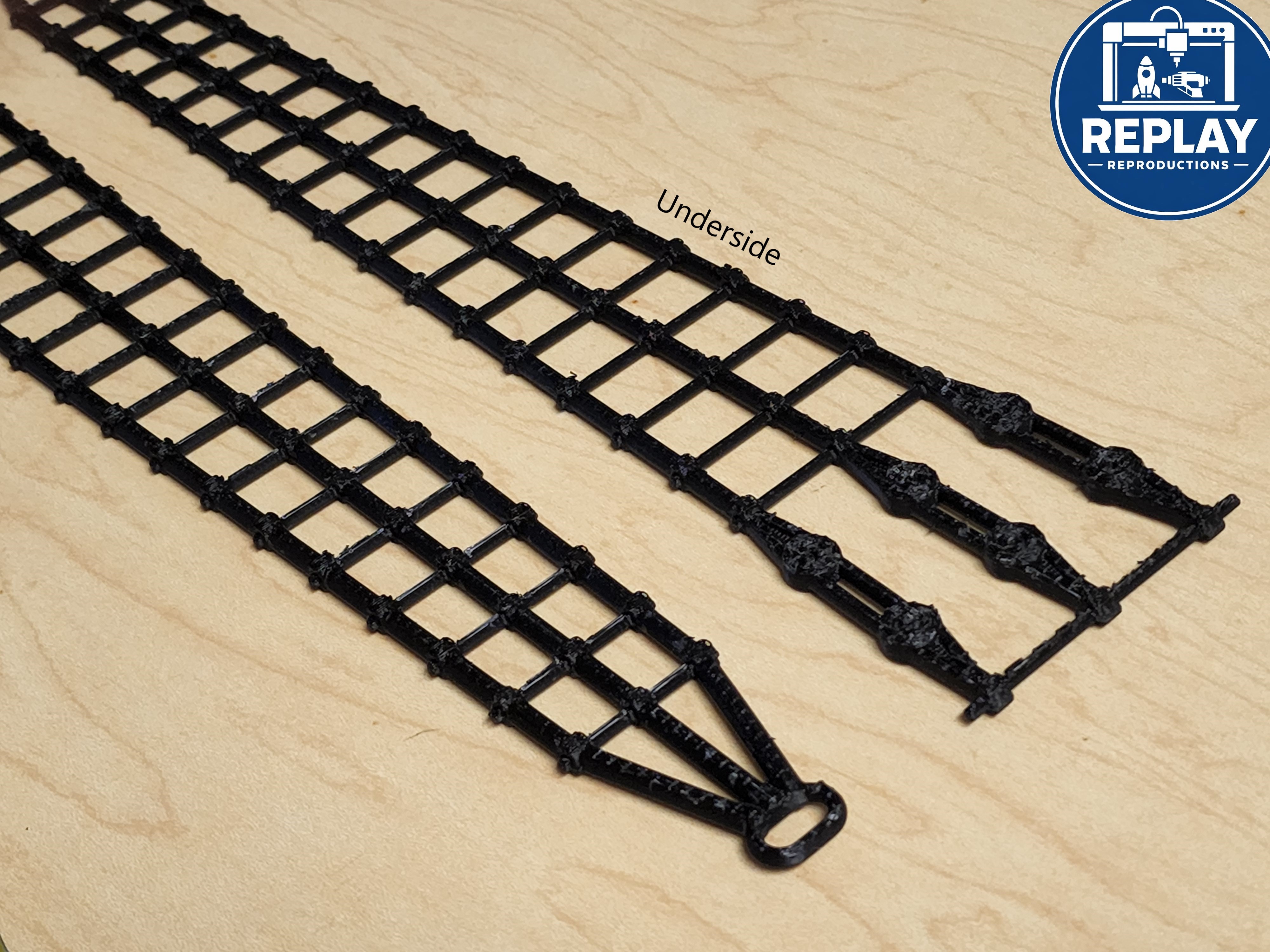 Playmobil Ship Rope Ladder (3D-Printed Replacement) 17-Rung Rope Ladder