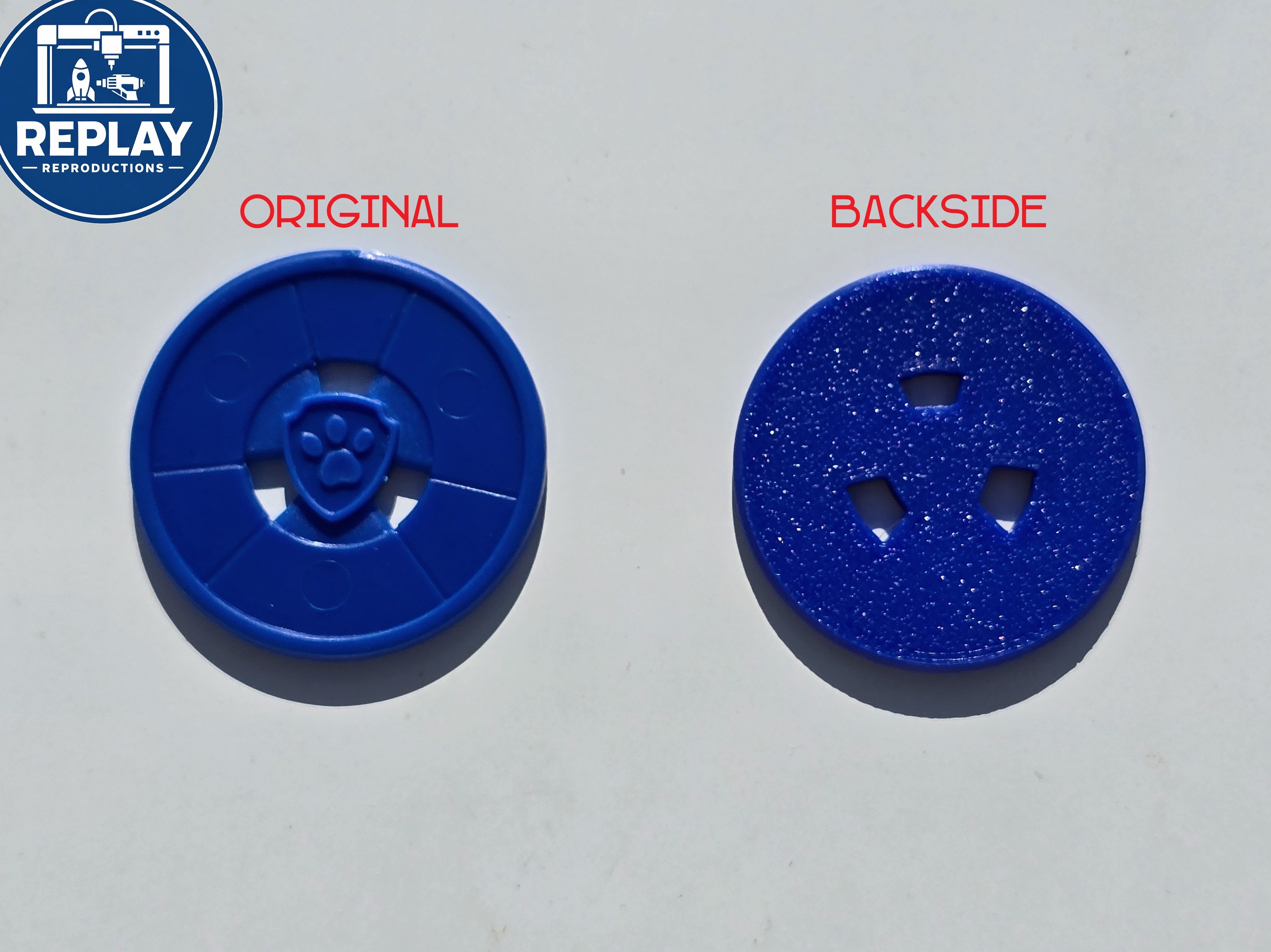 Zuma Rescue Wheels Hovercraft Paw Patrol Discs - 3D Printed Replacements (6)