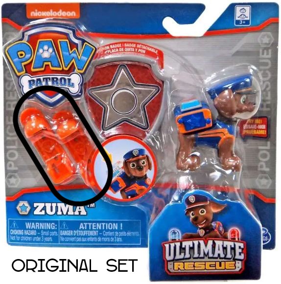 Paw Patrol Ultimate Rescue Skis (Zuma) - 3D-Printed Replacements
