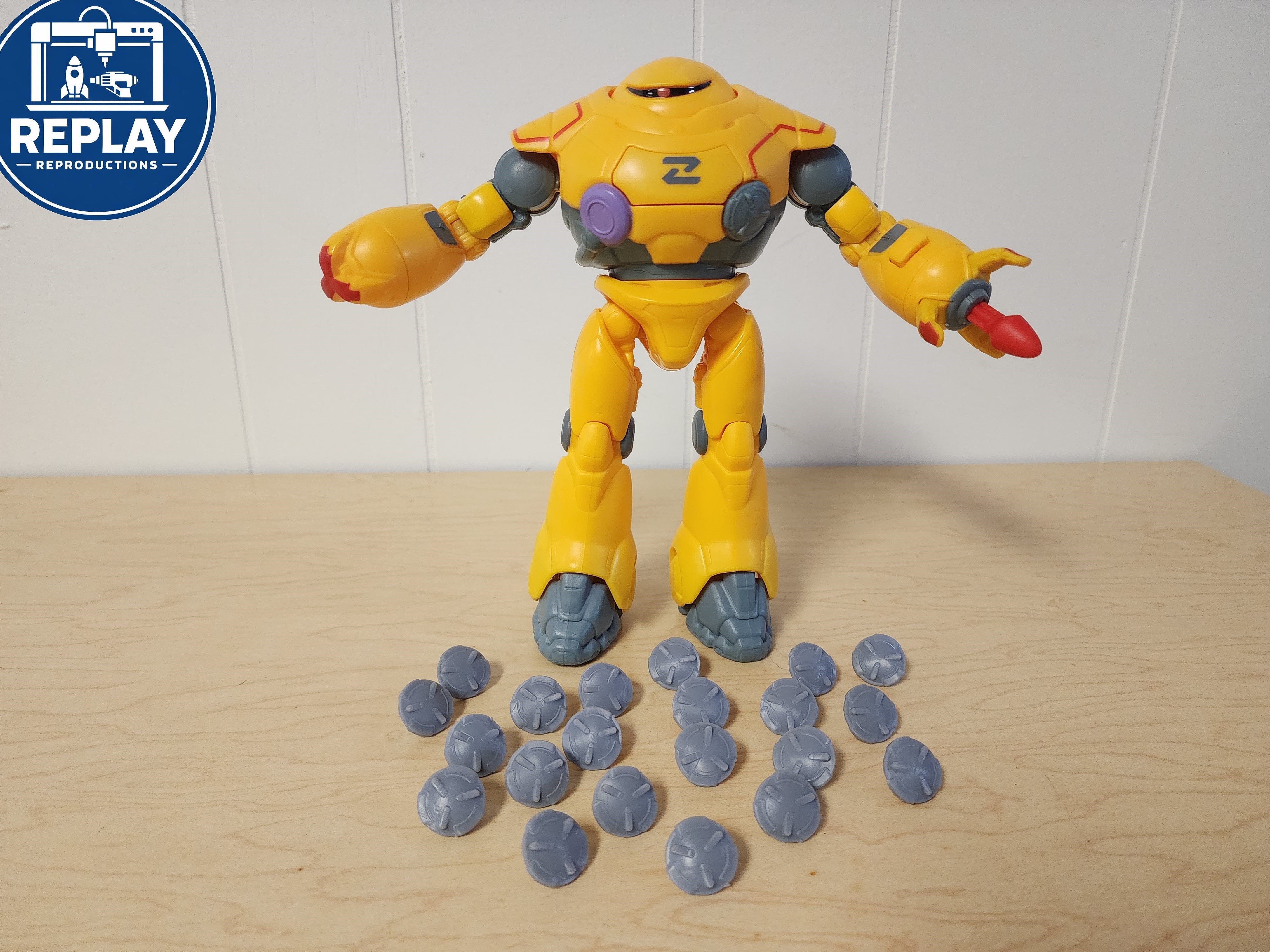 Zyclops Teleportation Disc - 3D Printed Replacements (Set of 5)