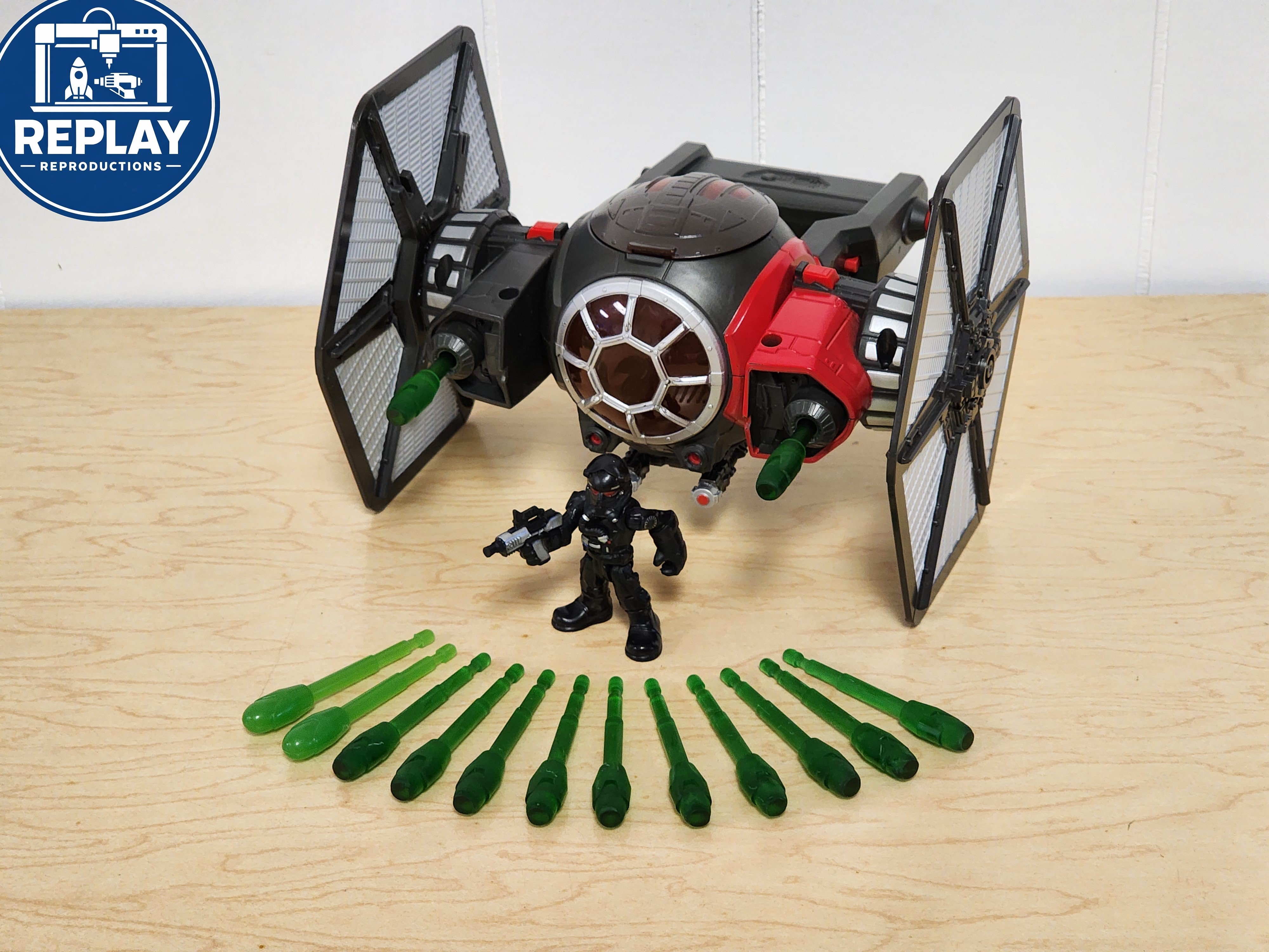 Replacement Missiles (10) for Hasbro Star Wars Galactic Heroes Tie Fighter