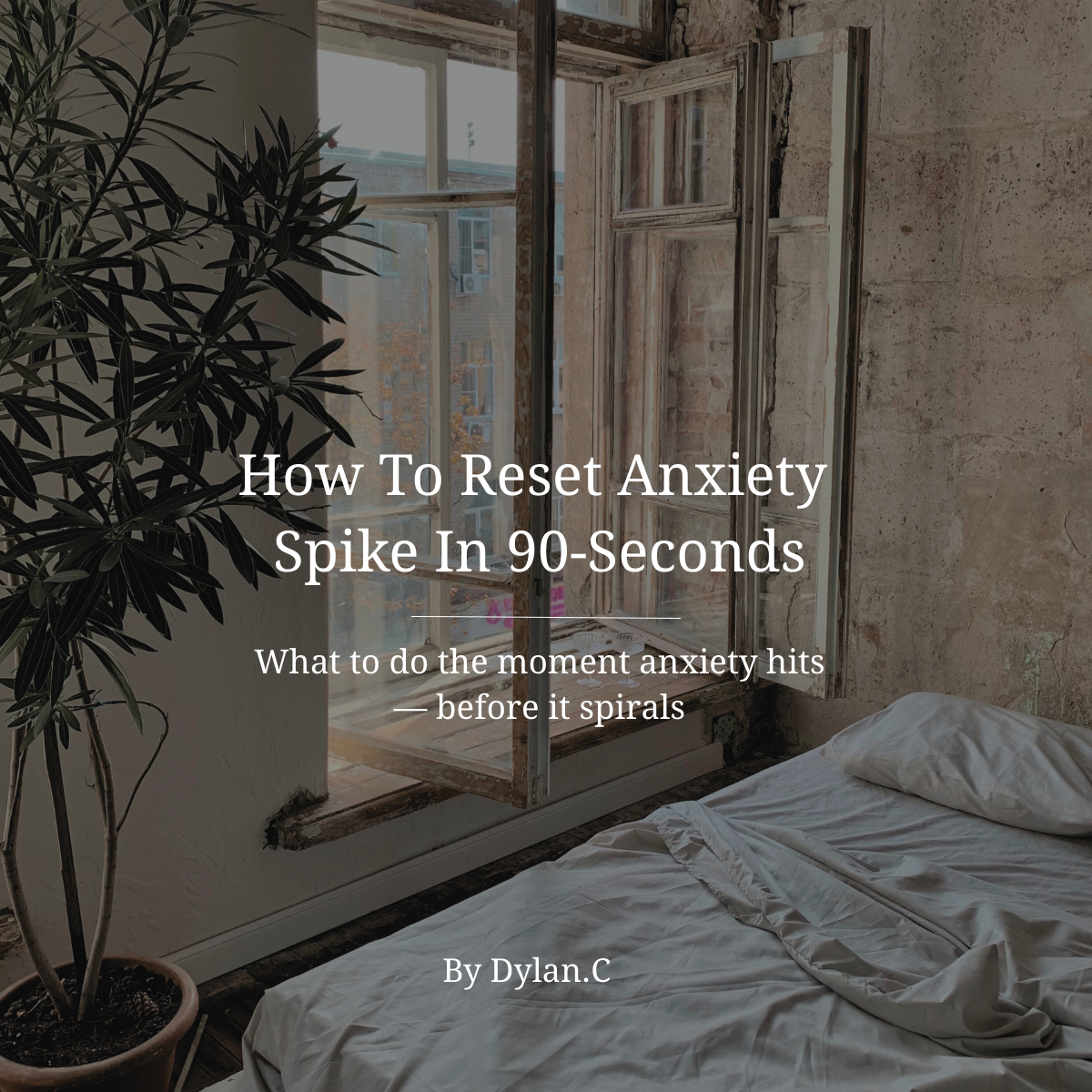 How To Reset Anxiety Spike In 90-Seconds