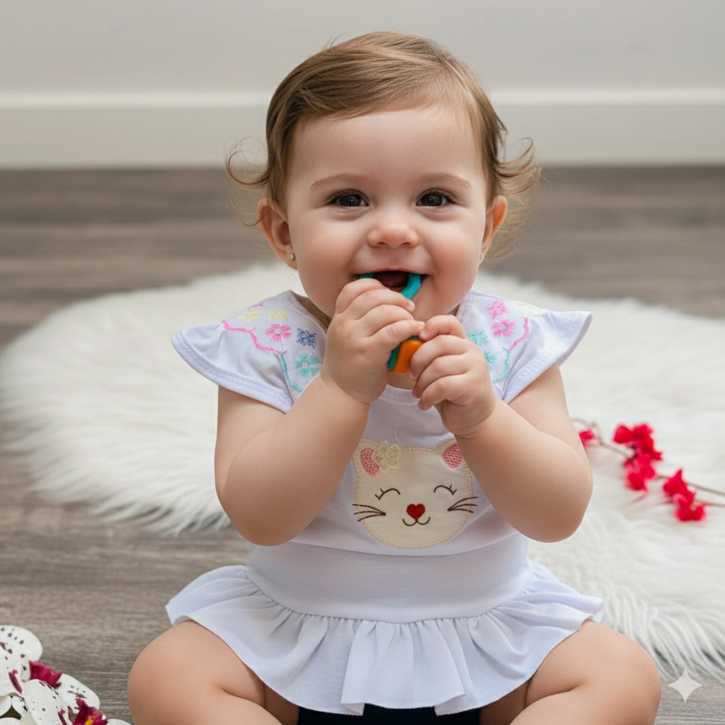 Body infantis bordados