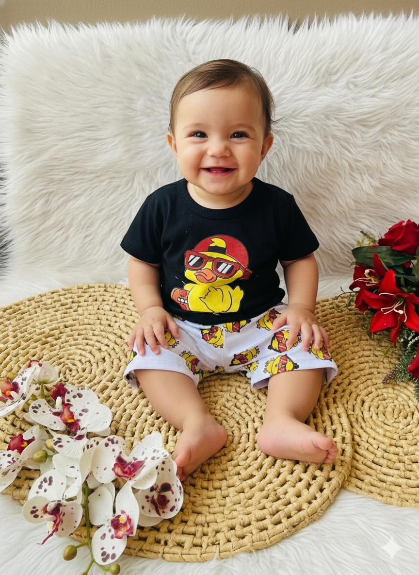 Conjunto Infantil Pato Estiloso