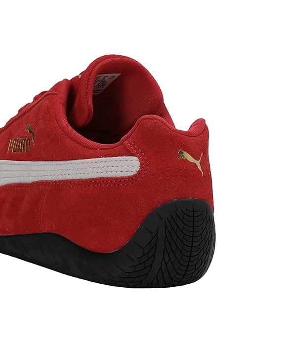 Puma Red Suede Sneakers