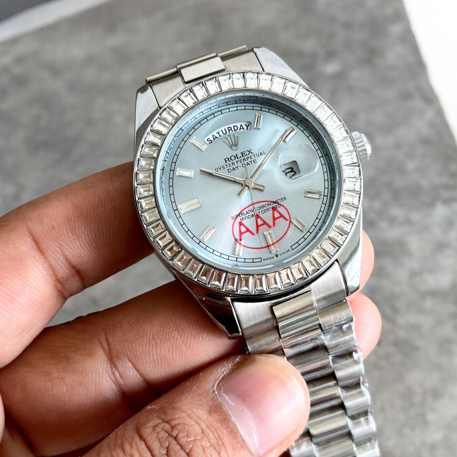 Rolex Day-Date Platinum Watch Replica