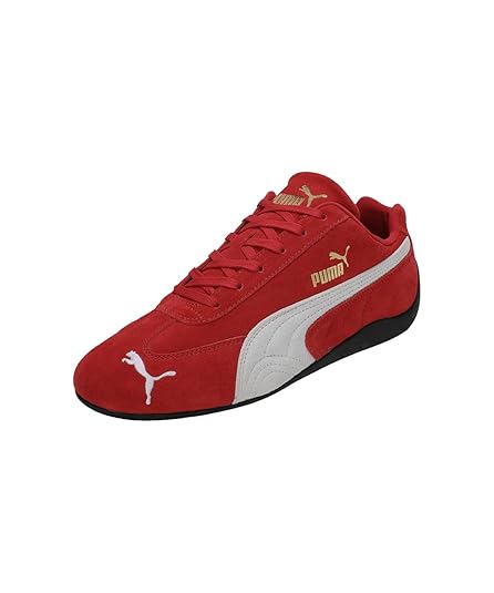 Puma Red Suede Sneakers