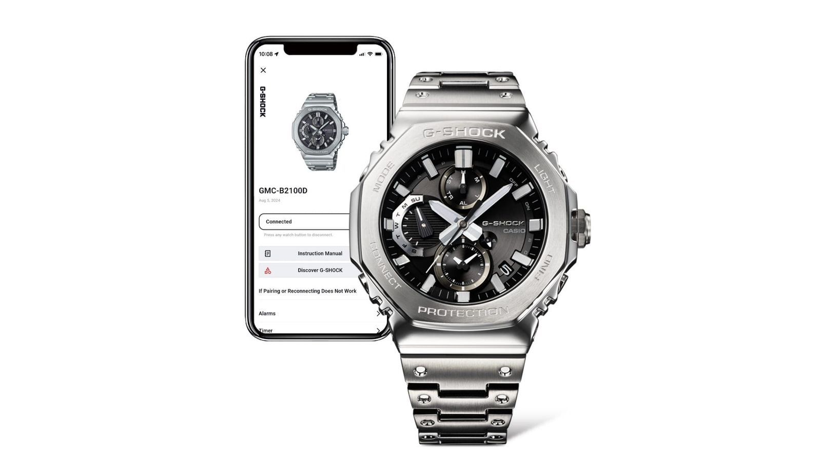 G-Shock GMC-B2100D Stainless Steel Smartwatch