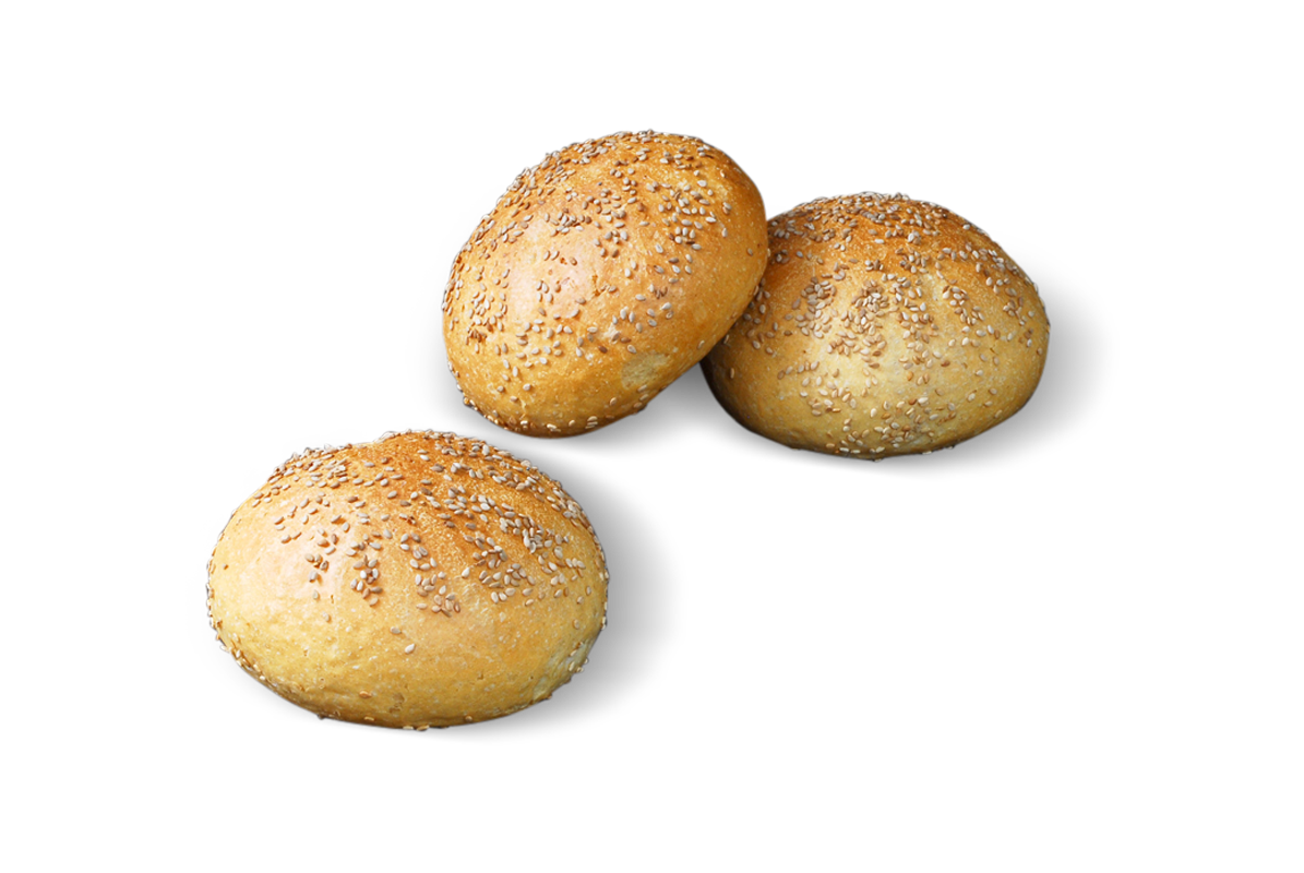 Hartes Brötchen mit Sesam (1 Brötchen)