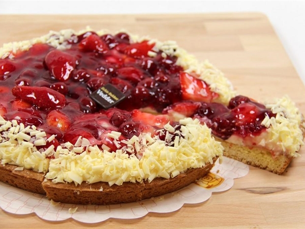 Erdbeer-Kirsch-Kuchen  (halbe)